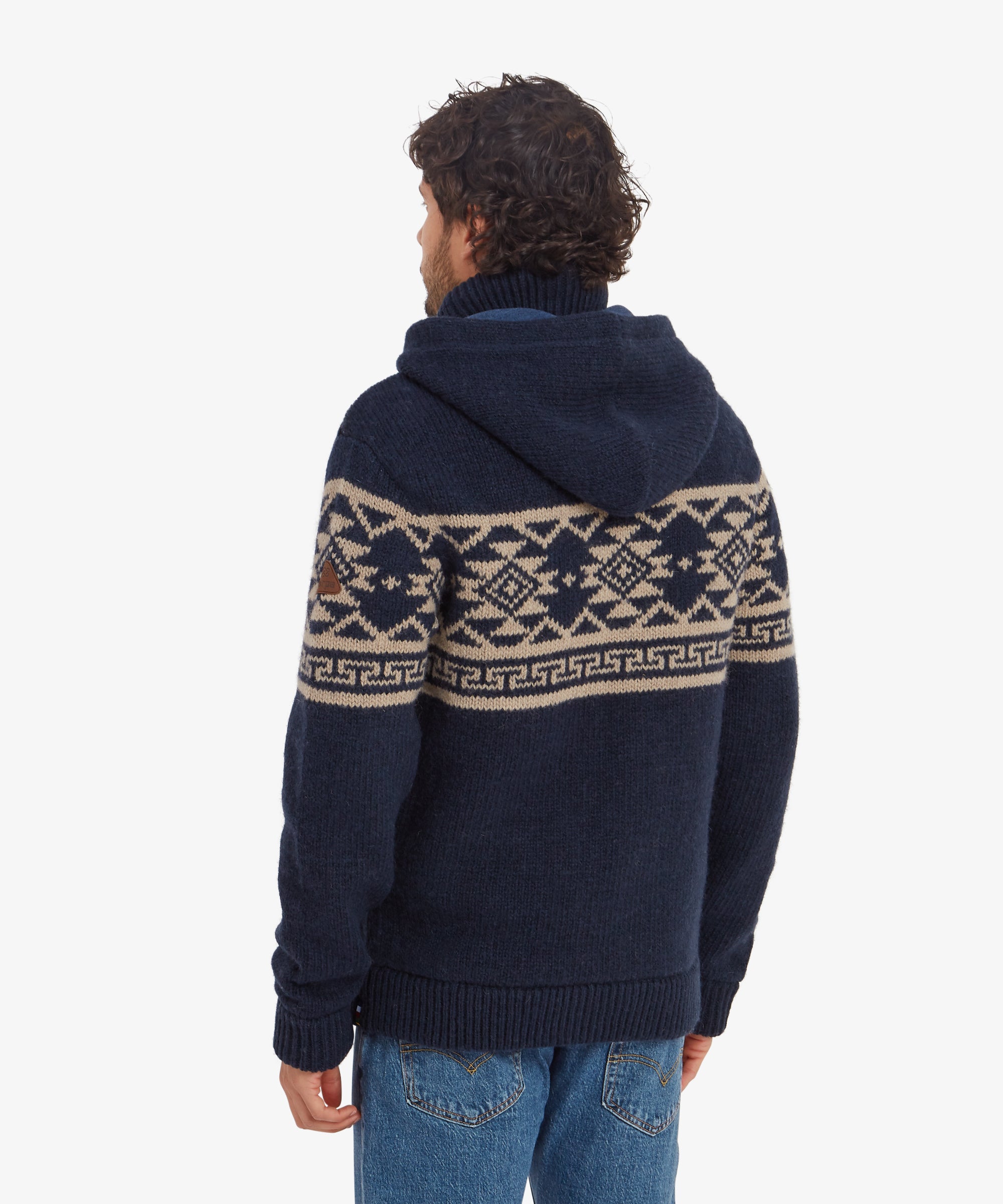 Kirtipur Full Zip Sweater - Rathee Blue