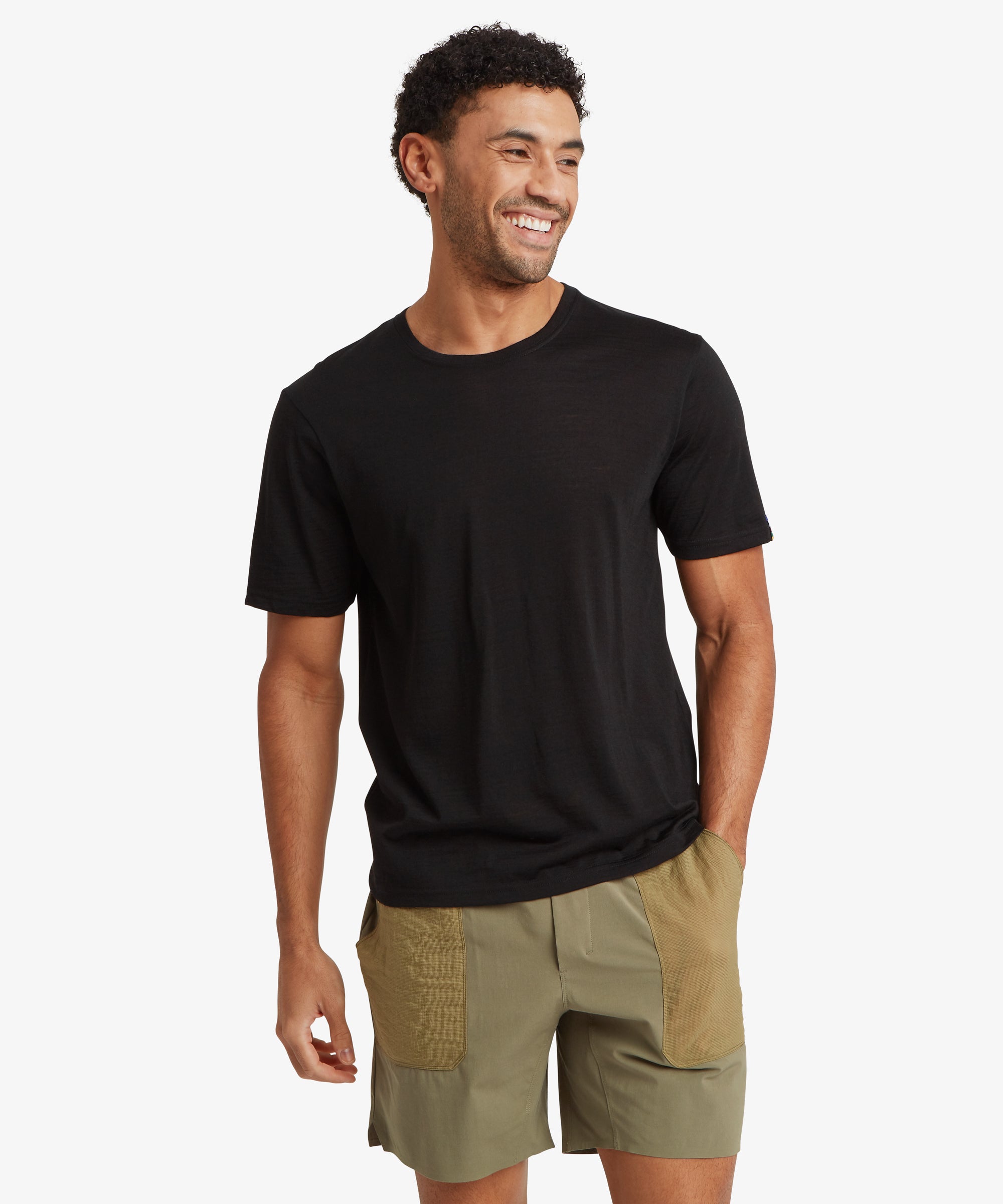 Men's Nanda Short T-Shirt Black | Sherpa Adventure Gear