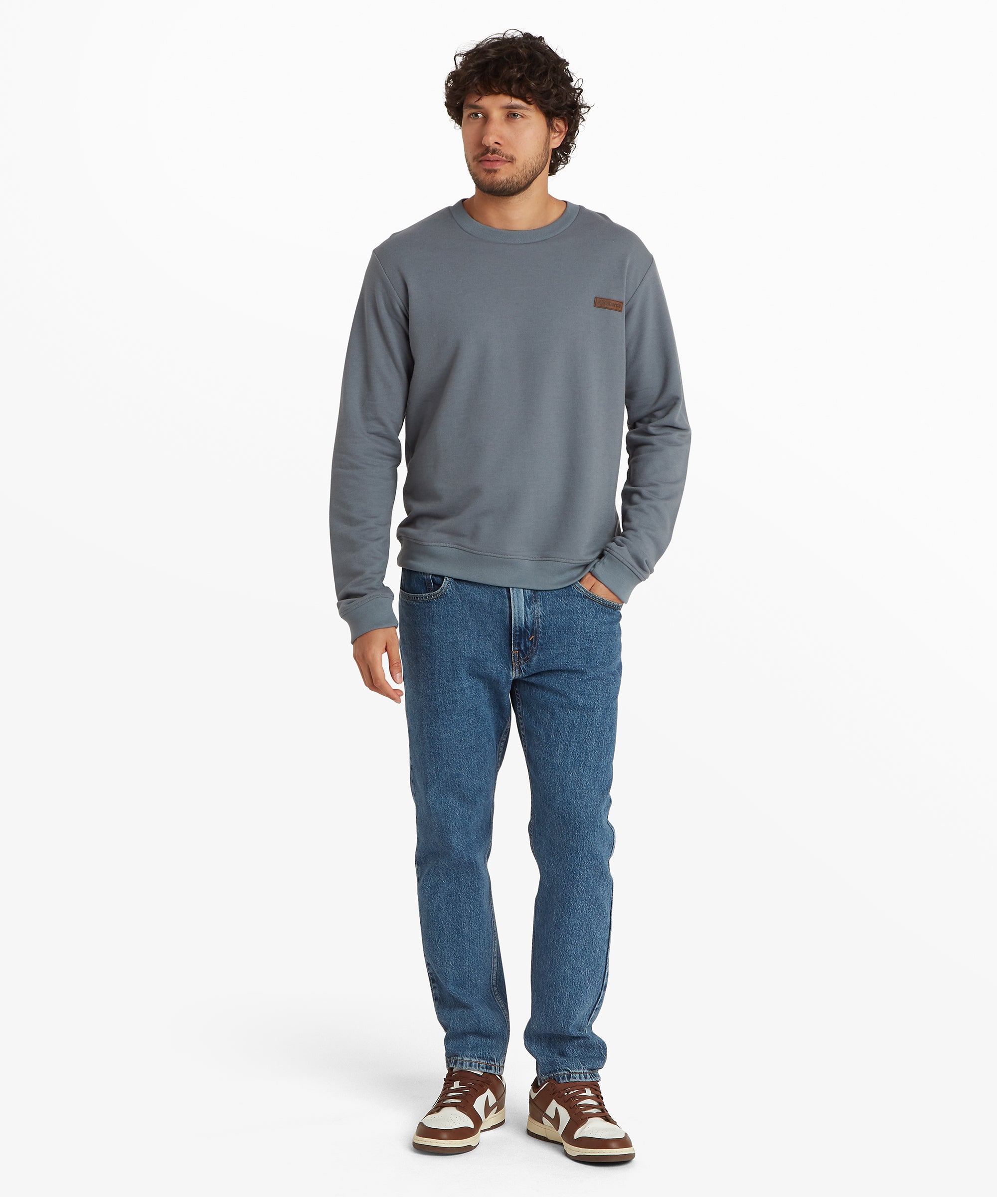 Pokhara Crew Sweatshirt - Stormy