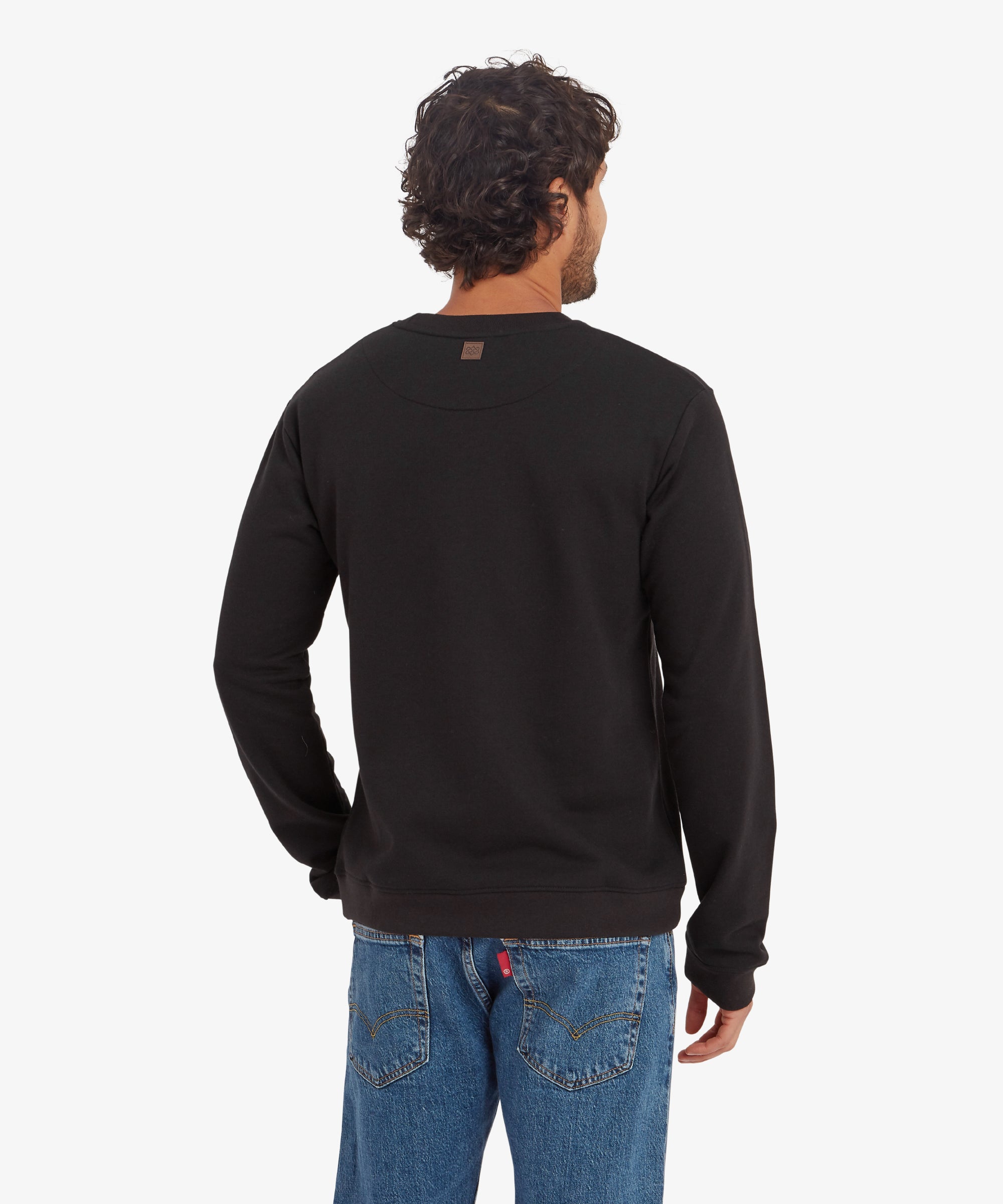 Pokhara Crew Sweatshirt - Black
