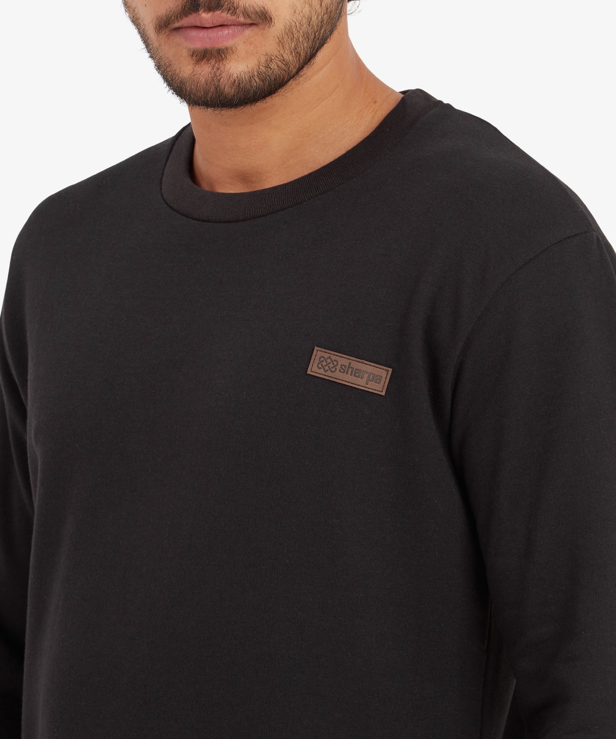 Pokhara Crew Sweatshirt - Black