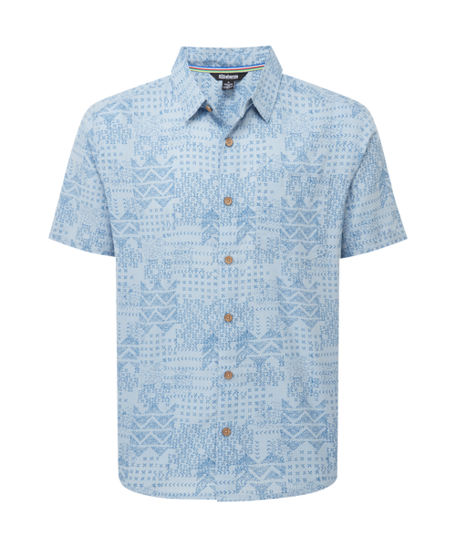 Men's Puja Short Shirt Dark Blue | Sherpa Adventure Gear