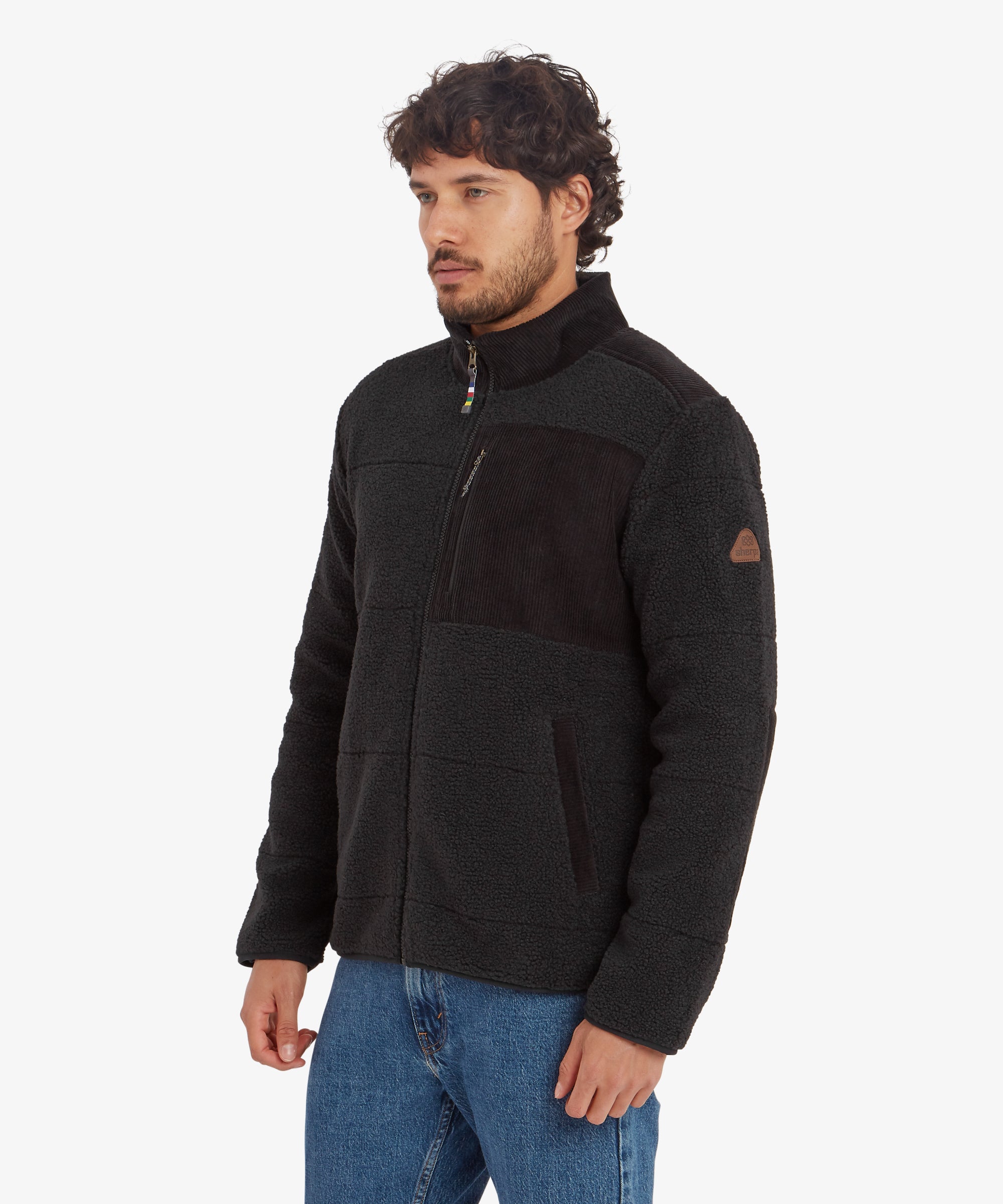 Men's Rangeli Full Zip Jacket Black | Sherpa Adventure Gear