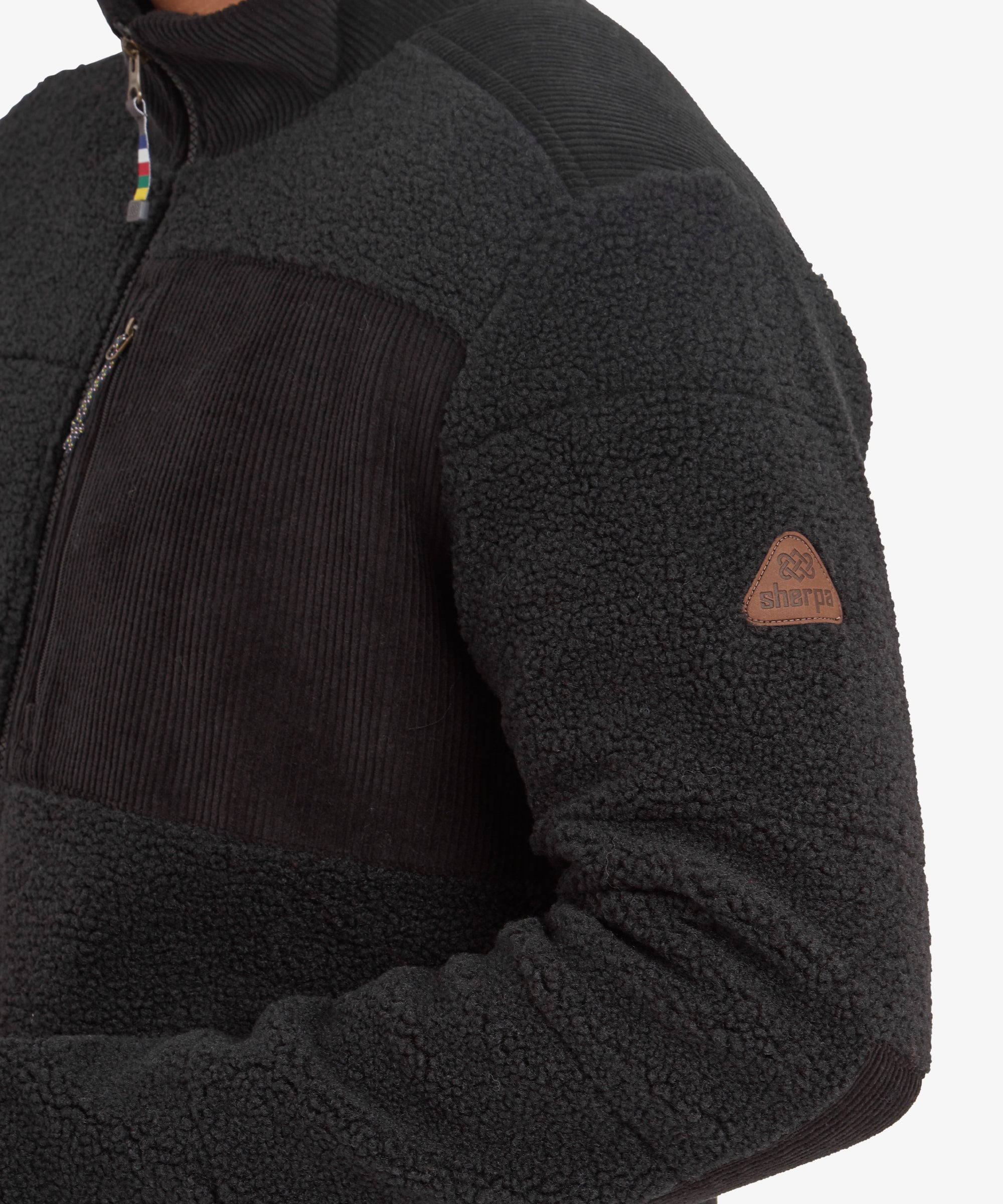 rerere　黒 9643 Fleece Quarter Zip - Black | Next Level Apparel