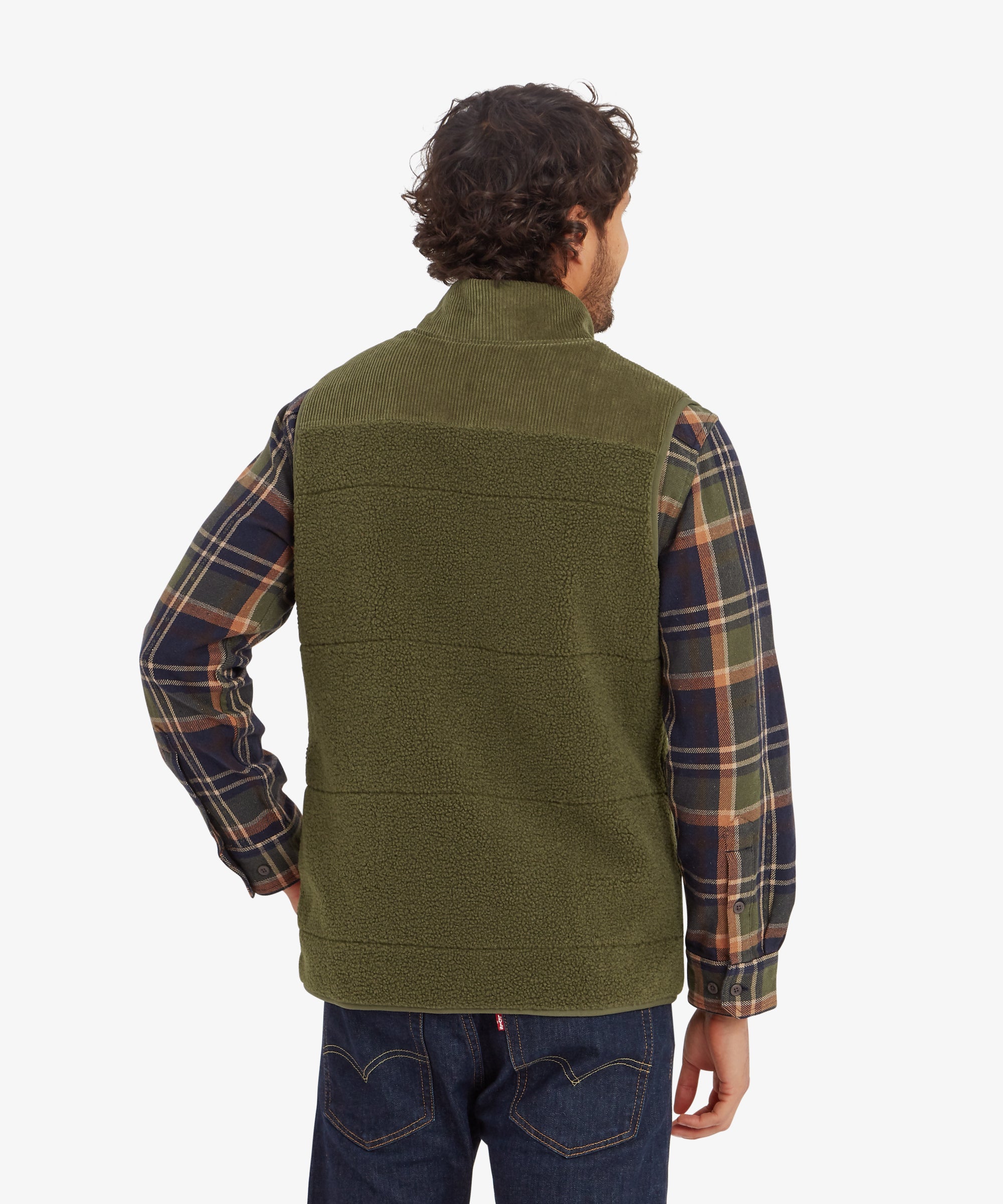 Rangeli Fleece Vest - Evergreen