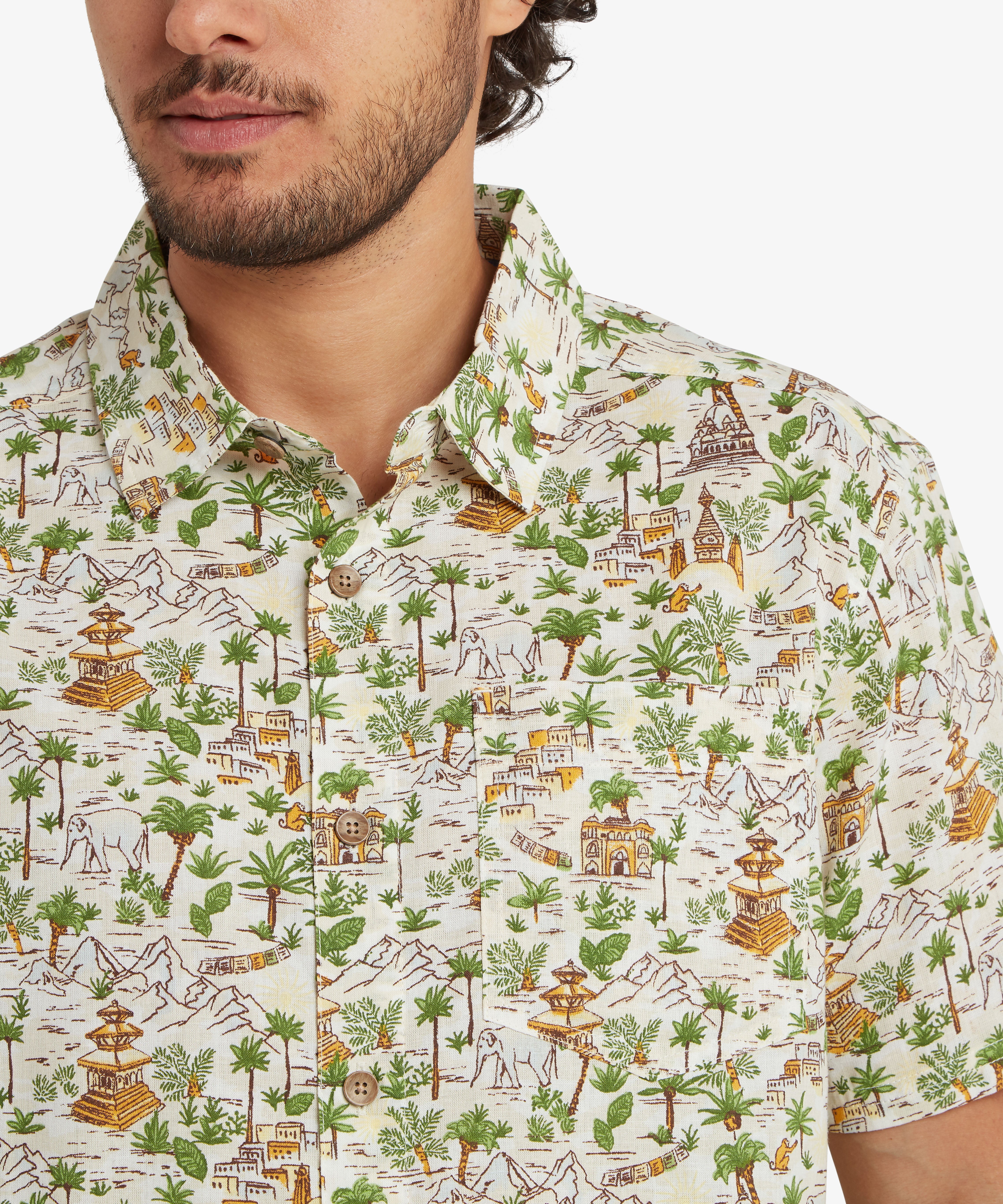 Men's Ravi Short Shirt Multi | Sherpa Adventure Gear