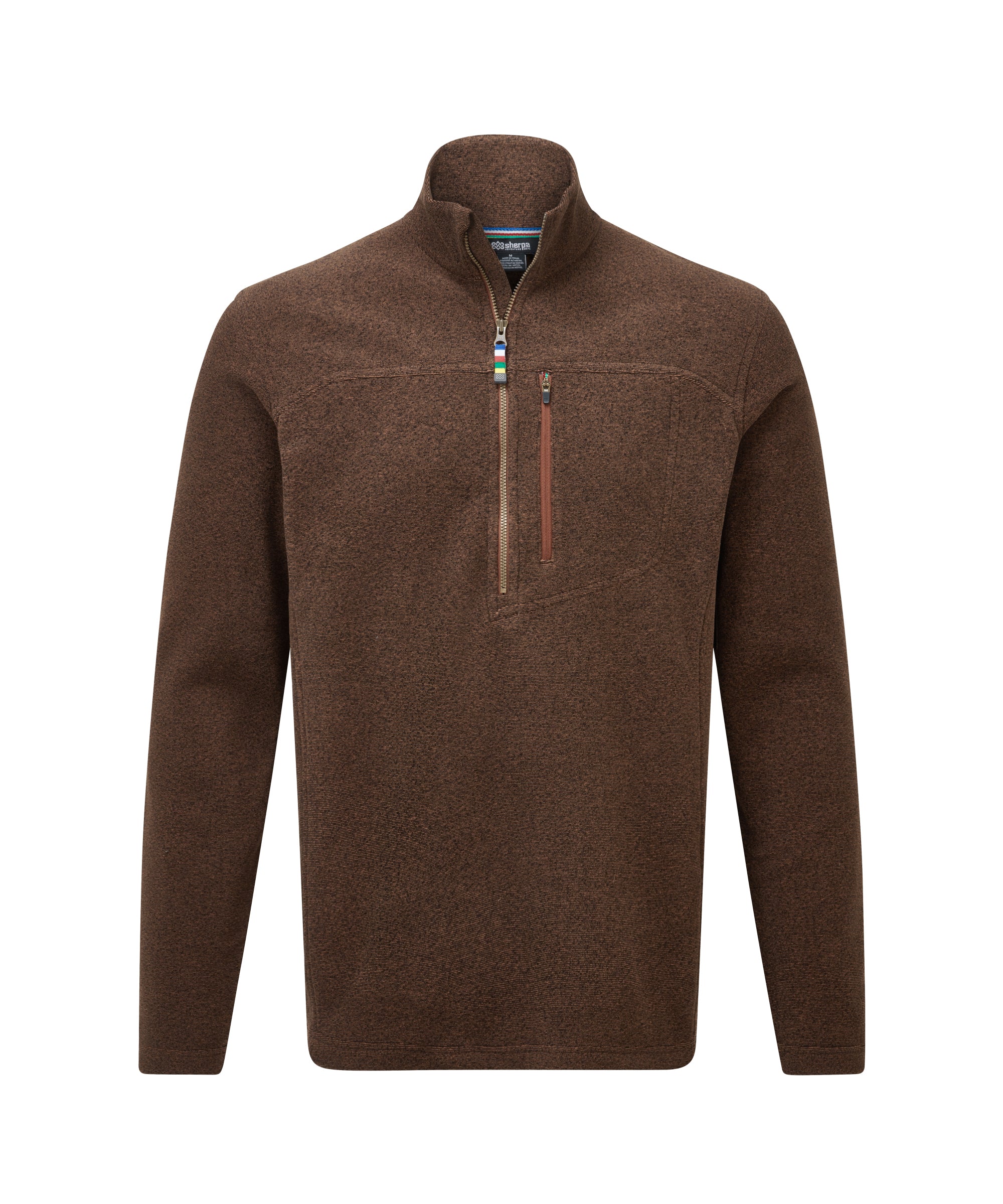 Rolpa Eco Quarter Zip Fleece - Cappuccino