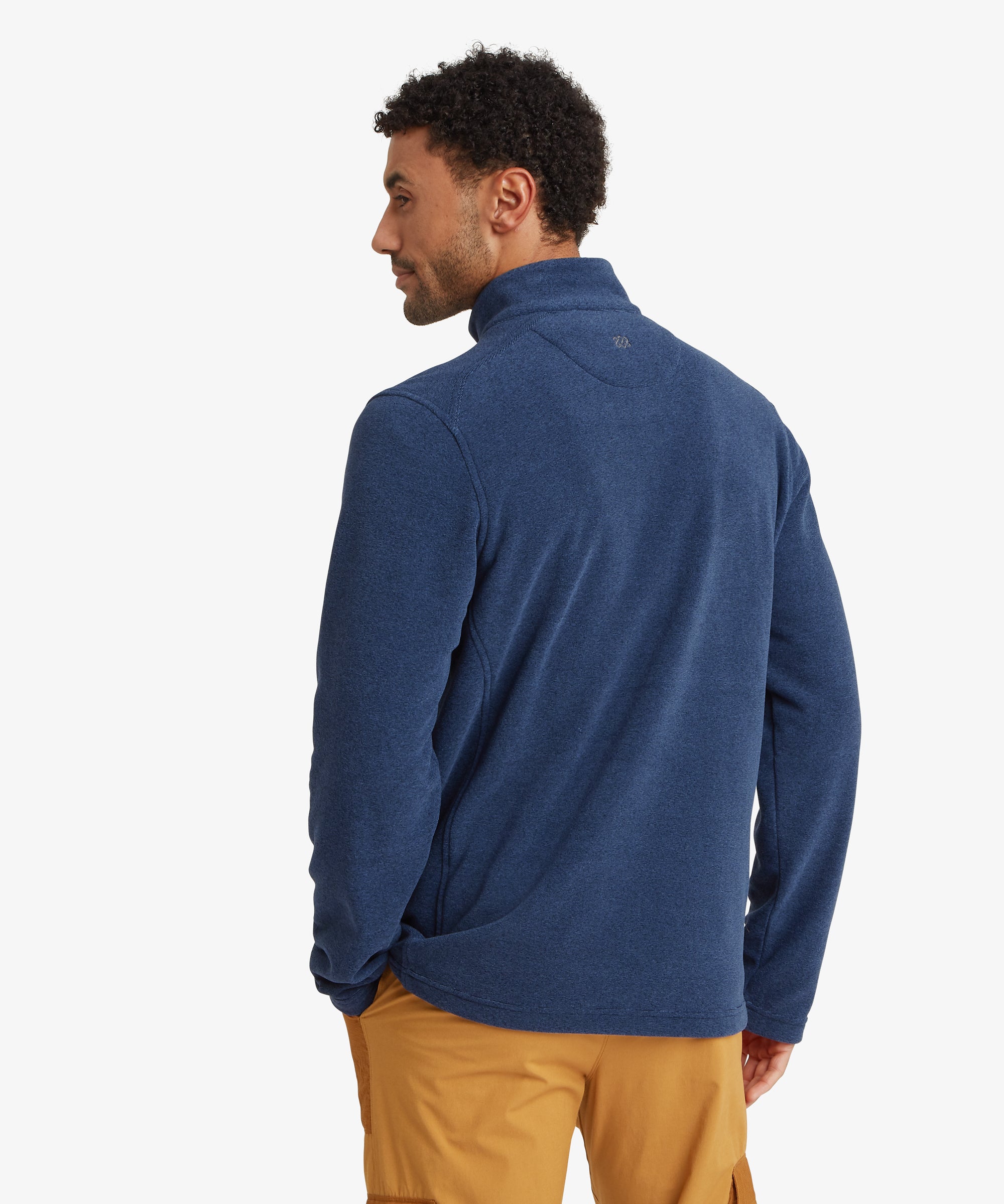 Rolpa Eco Quarter Zip Fleece - Rathee Blue