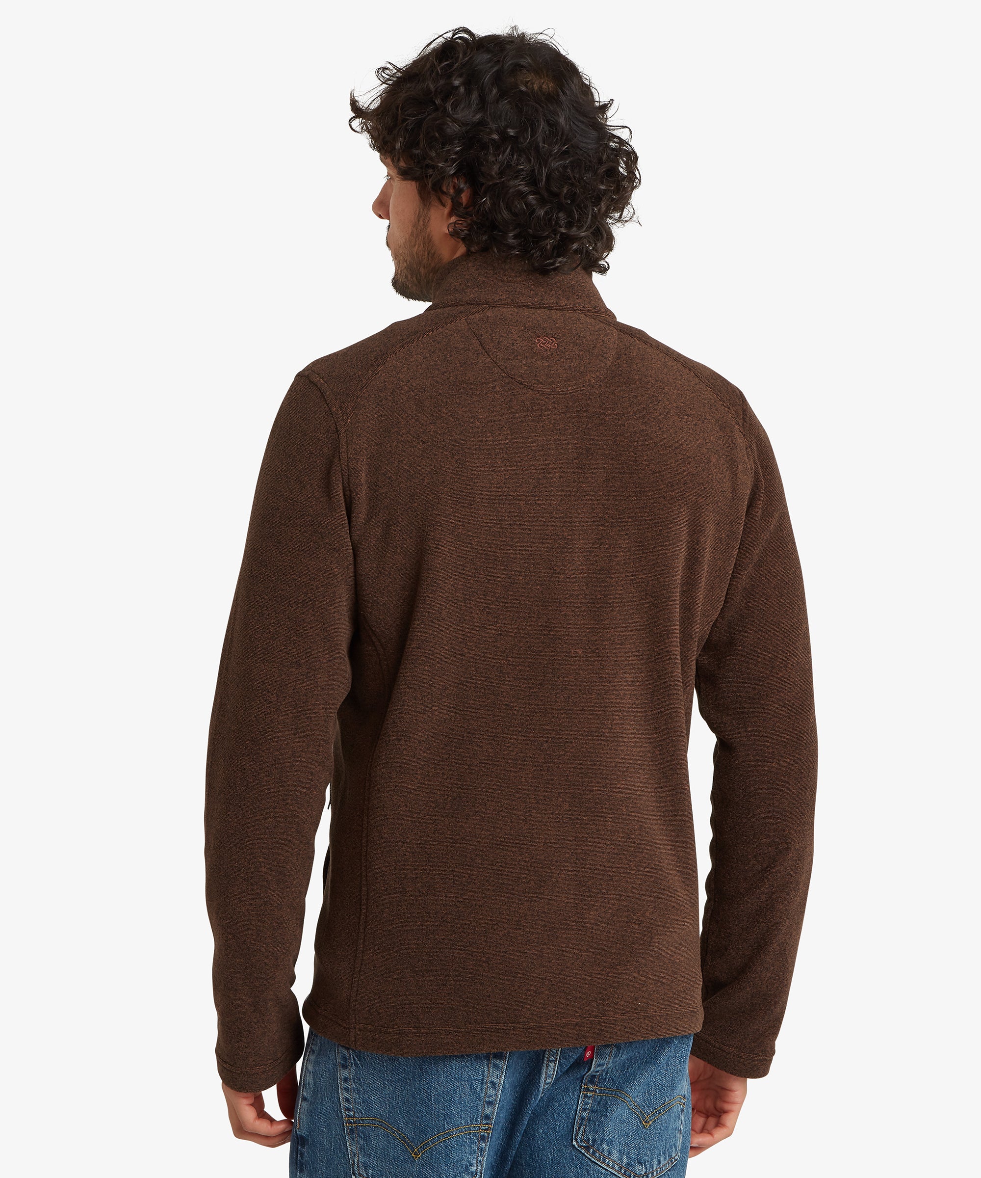 Men's Rolpa Eco Fleece Jacket Brown | Sherpa Adventure Gear