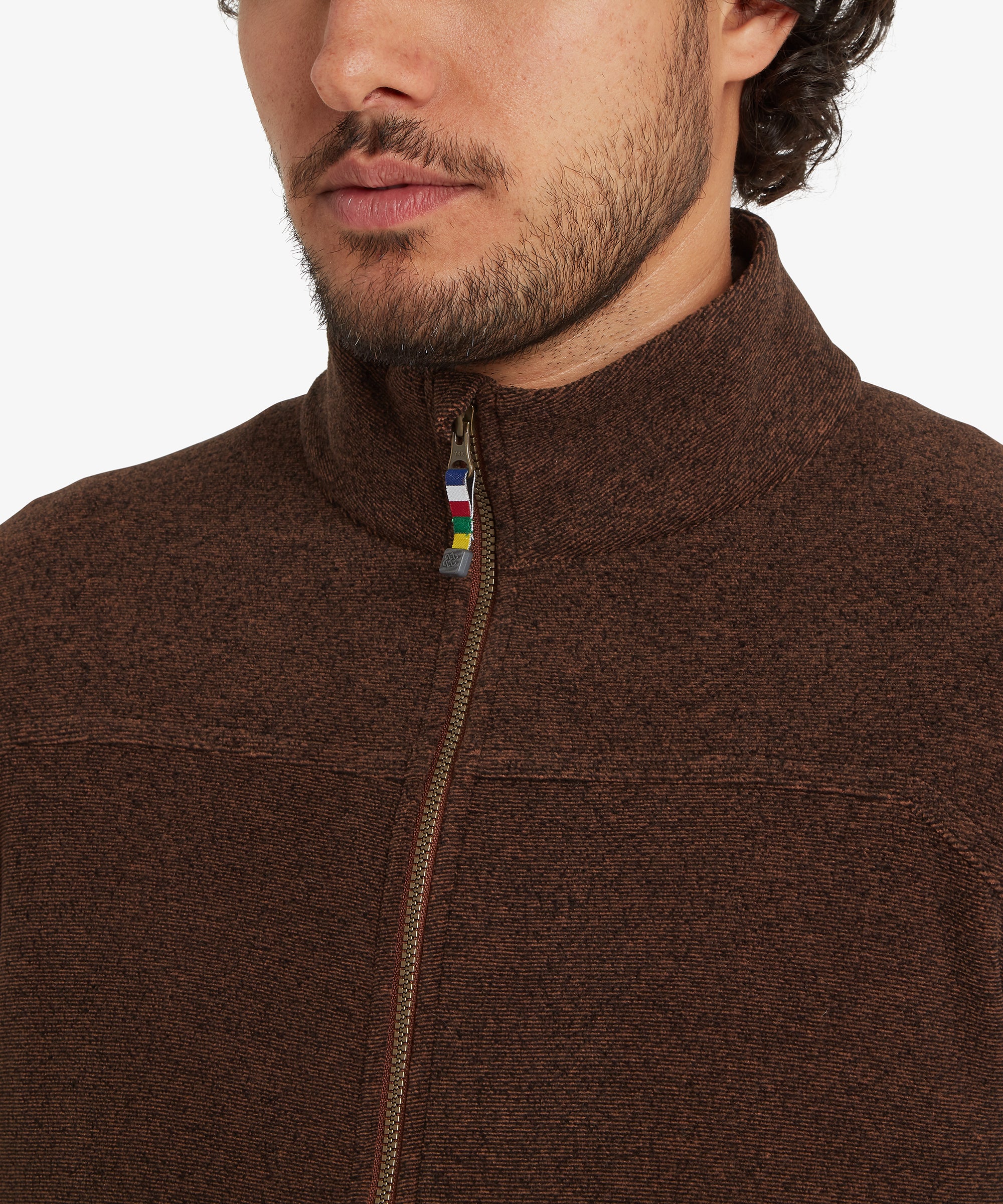 Men's Rolpa Fleece Jacket Brown | Sherpa Adventure Gear