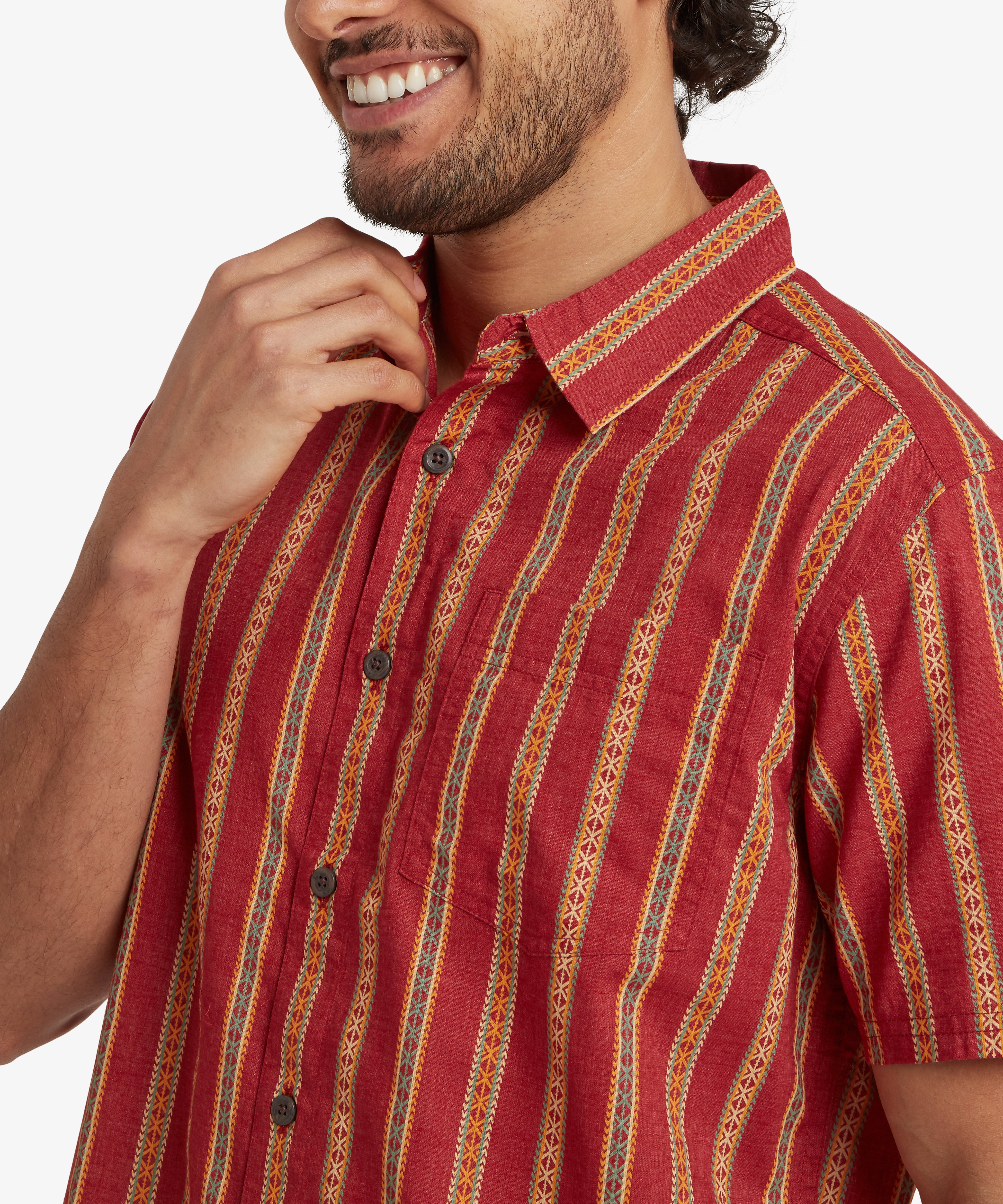 Rupa Short Sleeve Shirt - Rust