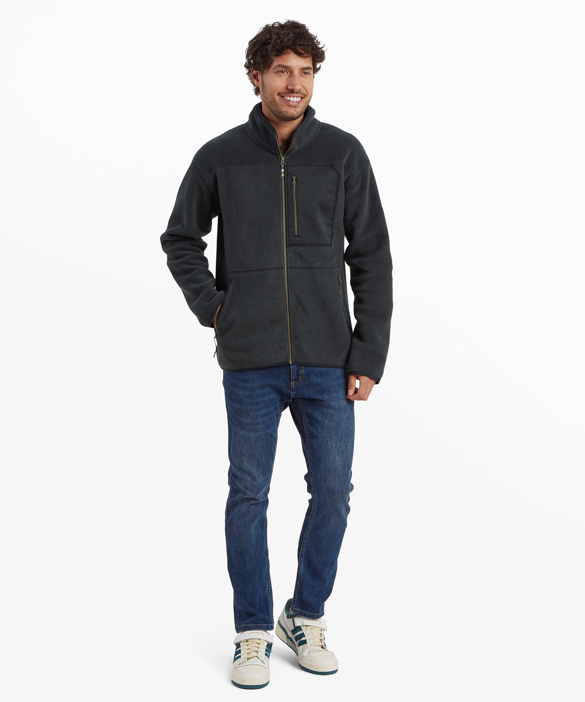 Men's Sanani Fleece Jacket Black | Sherpa Adventure Gear