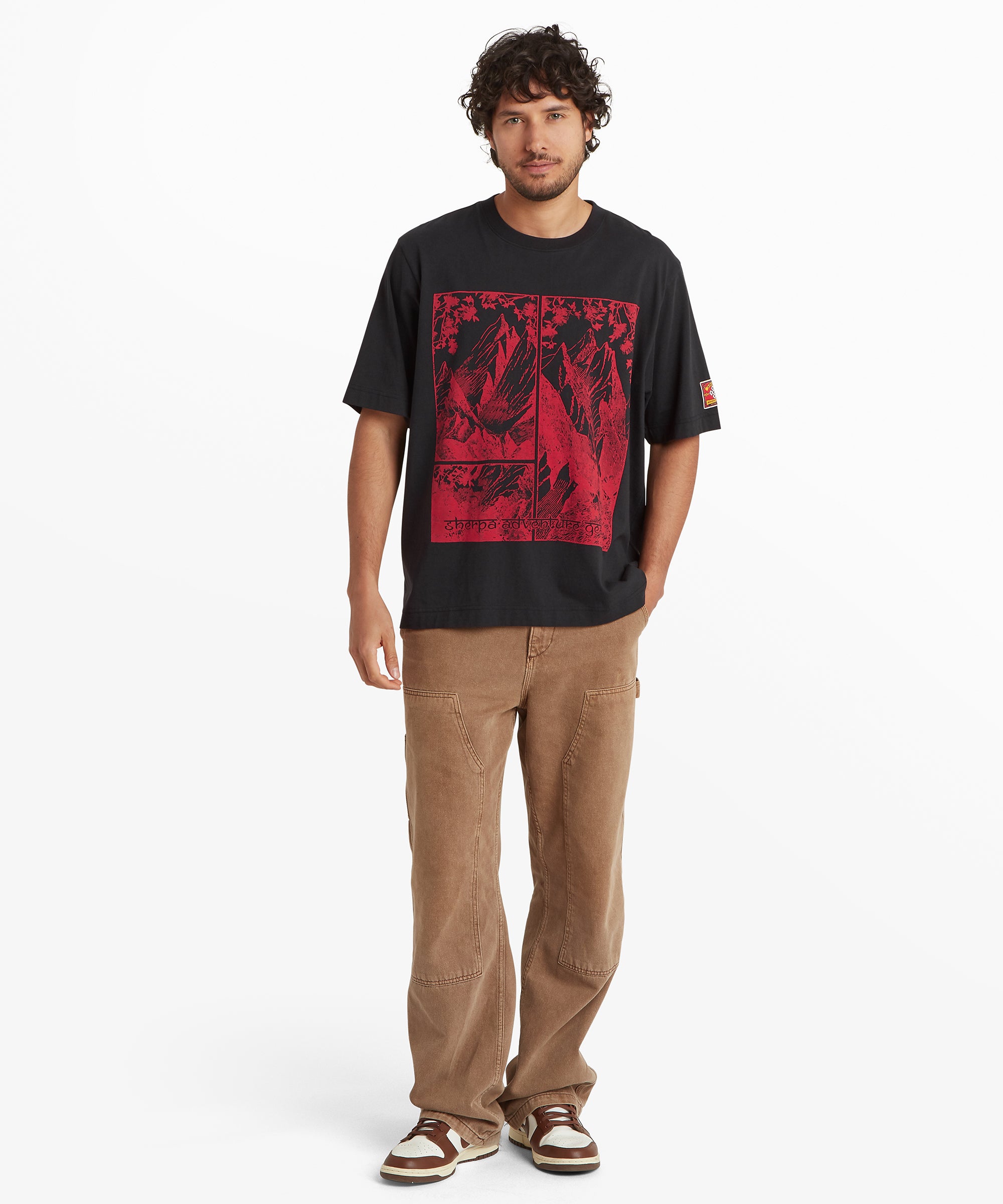 Unisex Tarcho Destination T-Shirt Black | Sherpa Adventure Gear