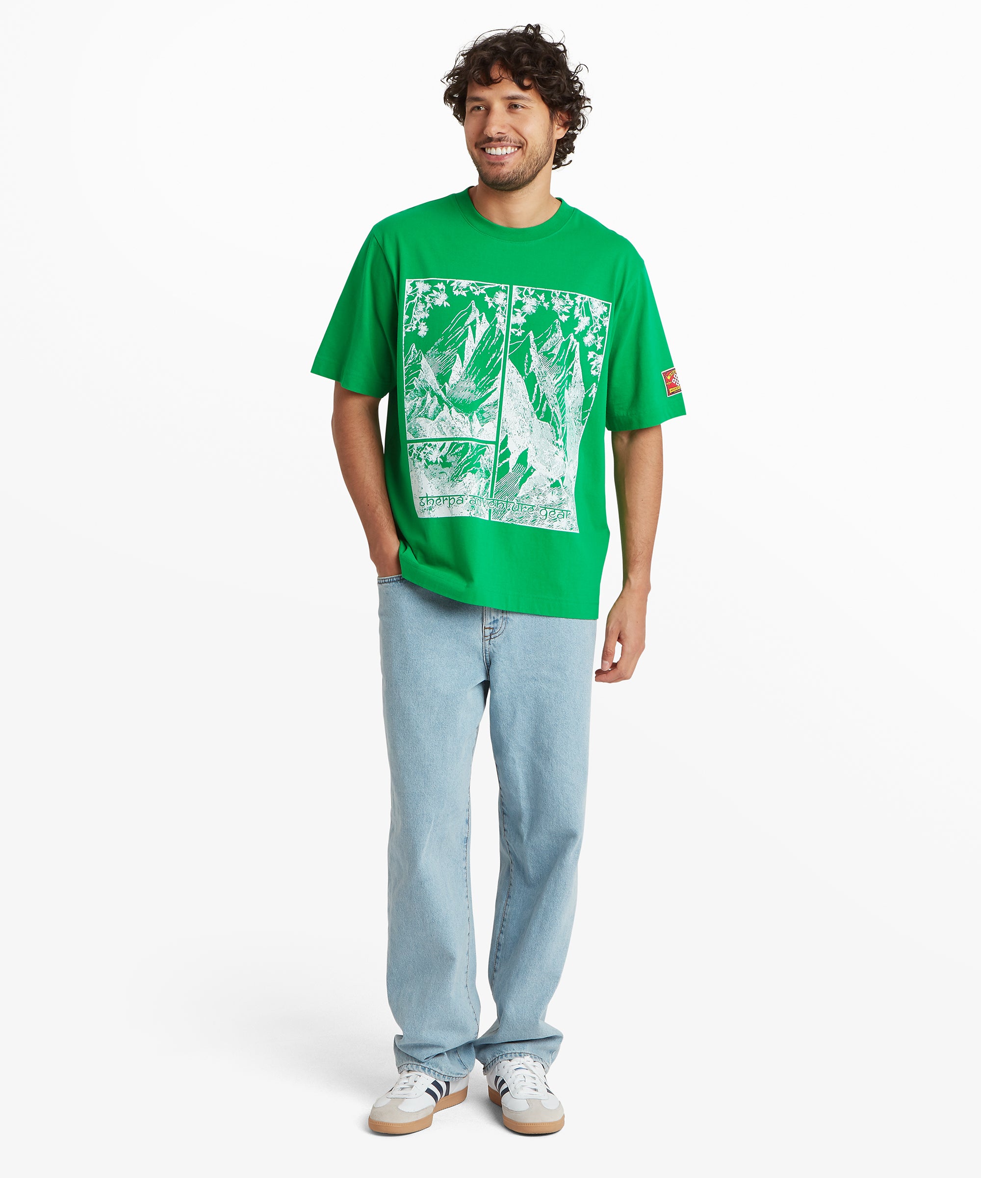 Unisex Tarcho Destination T-Shirt Green | Sherpa Adventure Gear