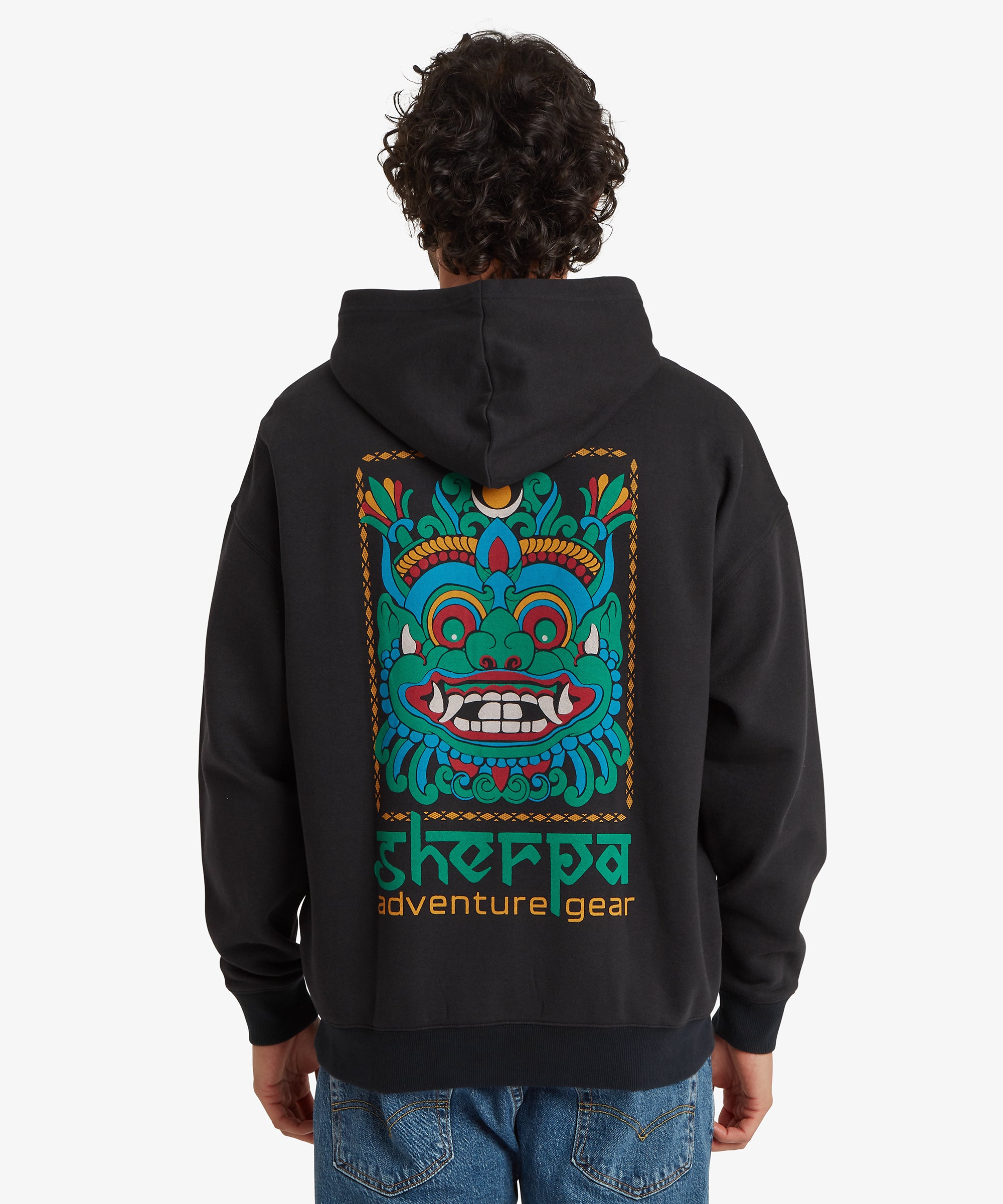 Tarcho Mask Hoodie  - Black