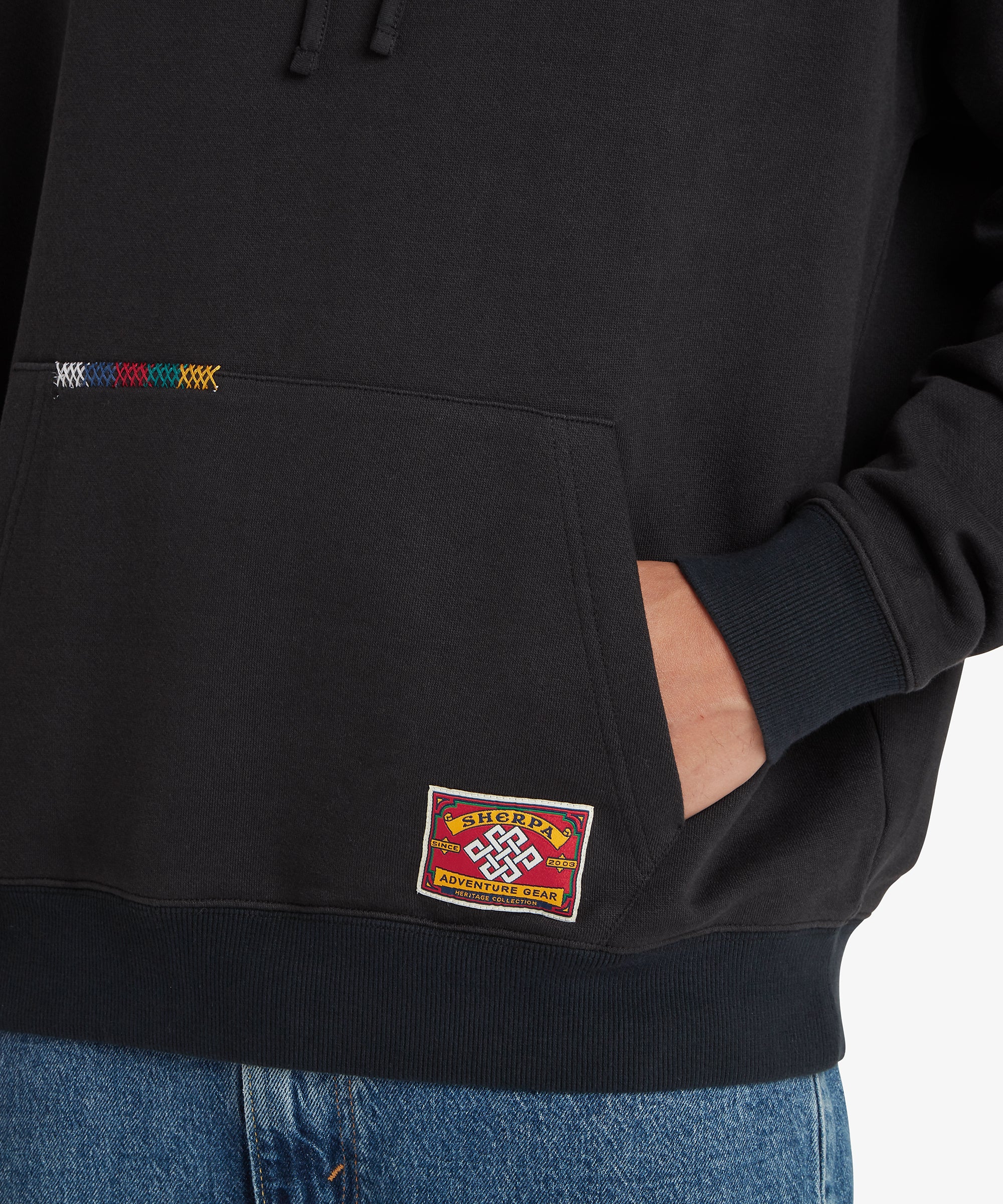 Tarcho Mask Hoodie  - Black