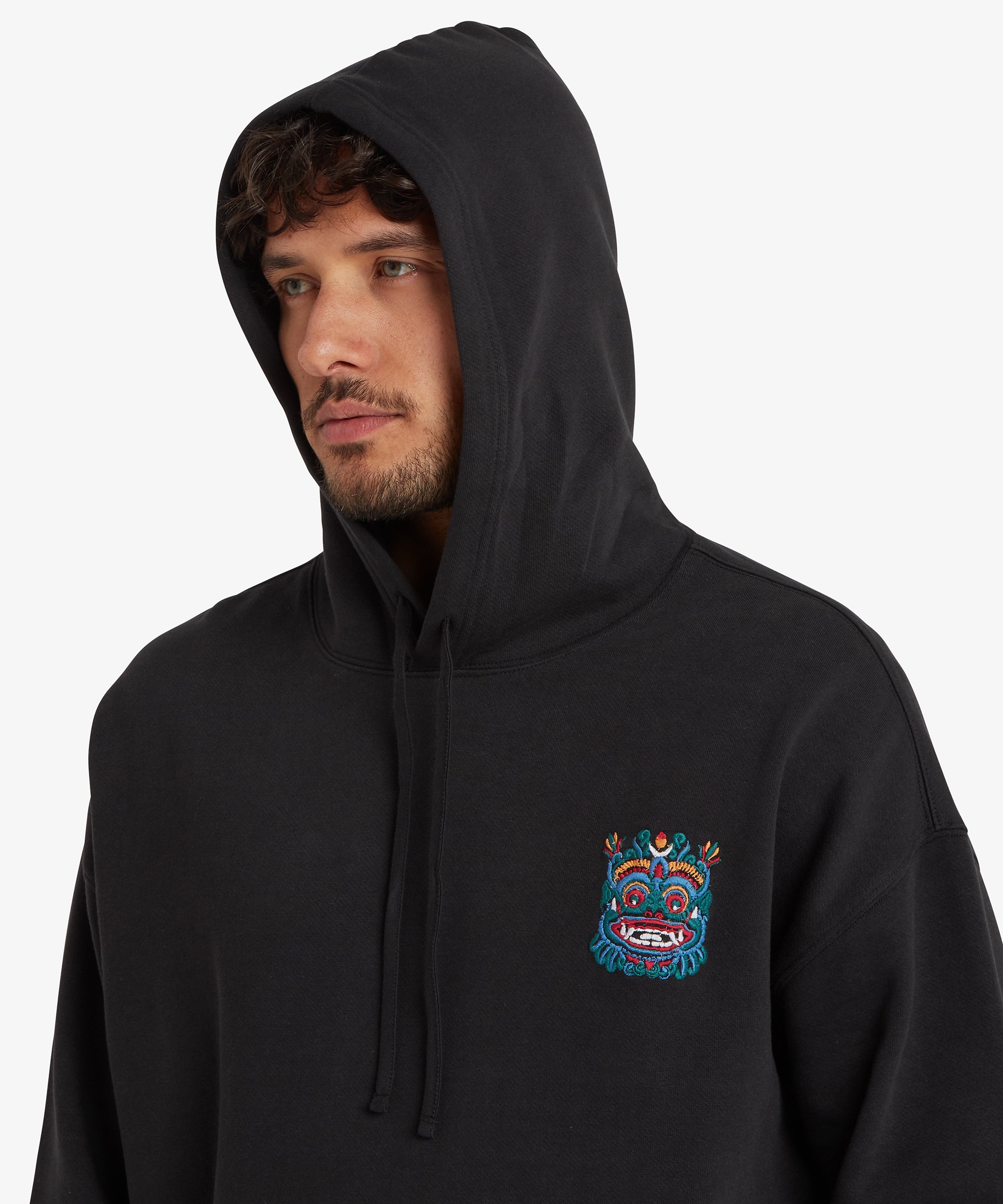 Unisex Tarcho Mask Hoodie Black | Sherpa Adventure Gear