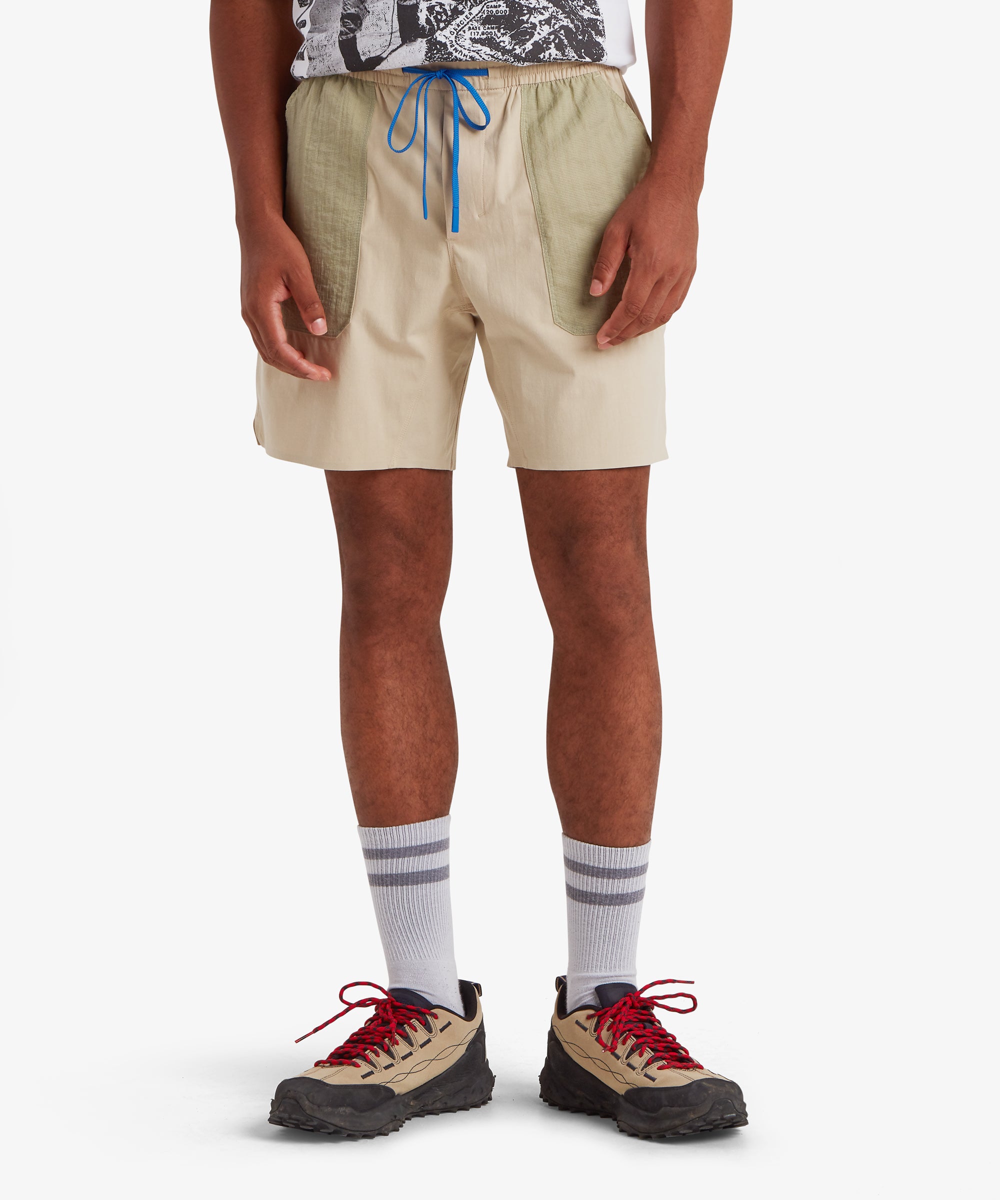 Tarcho Retro Shorts 7in - Light Khaki