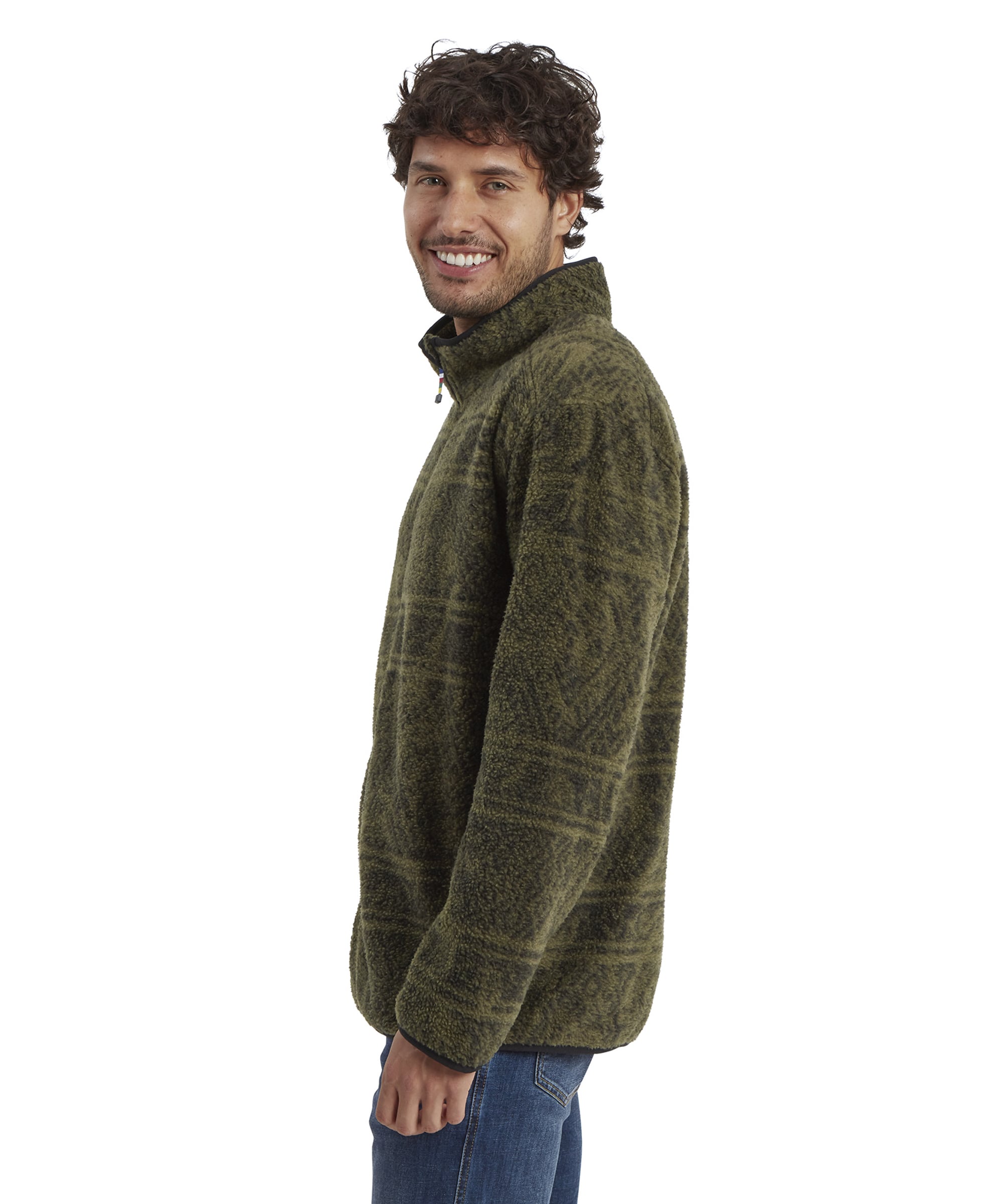 Men's Uddesya Fleece Jacket Green | Sherpa Adventure Gear