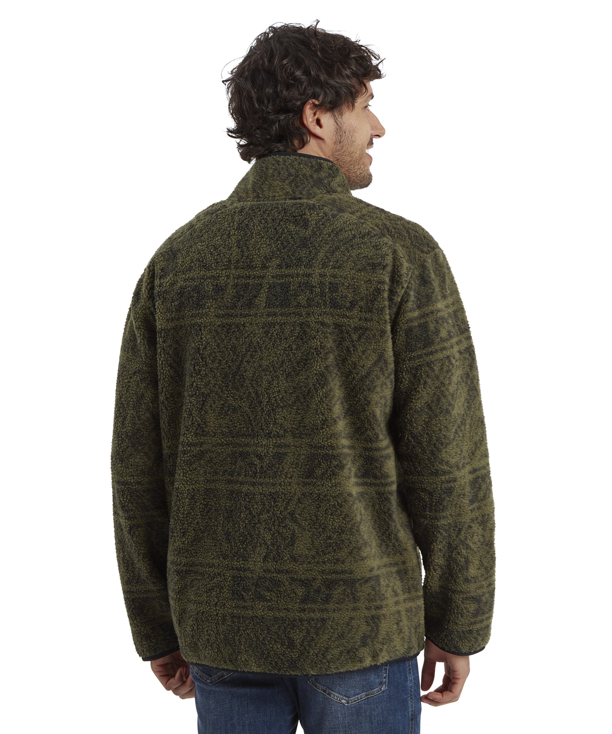 Men's Uddesya Fleece Jacket Green | Sherpa Adventure Gear