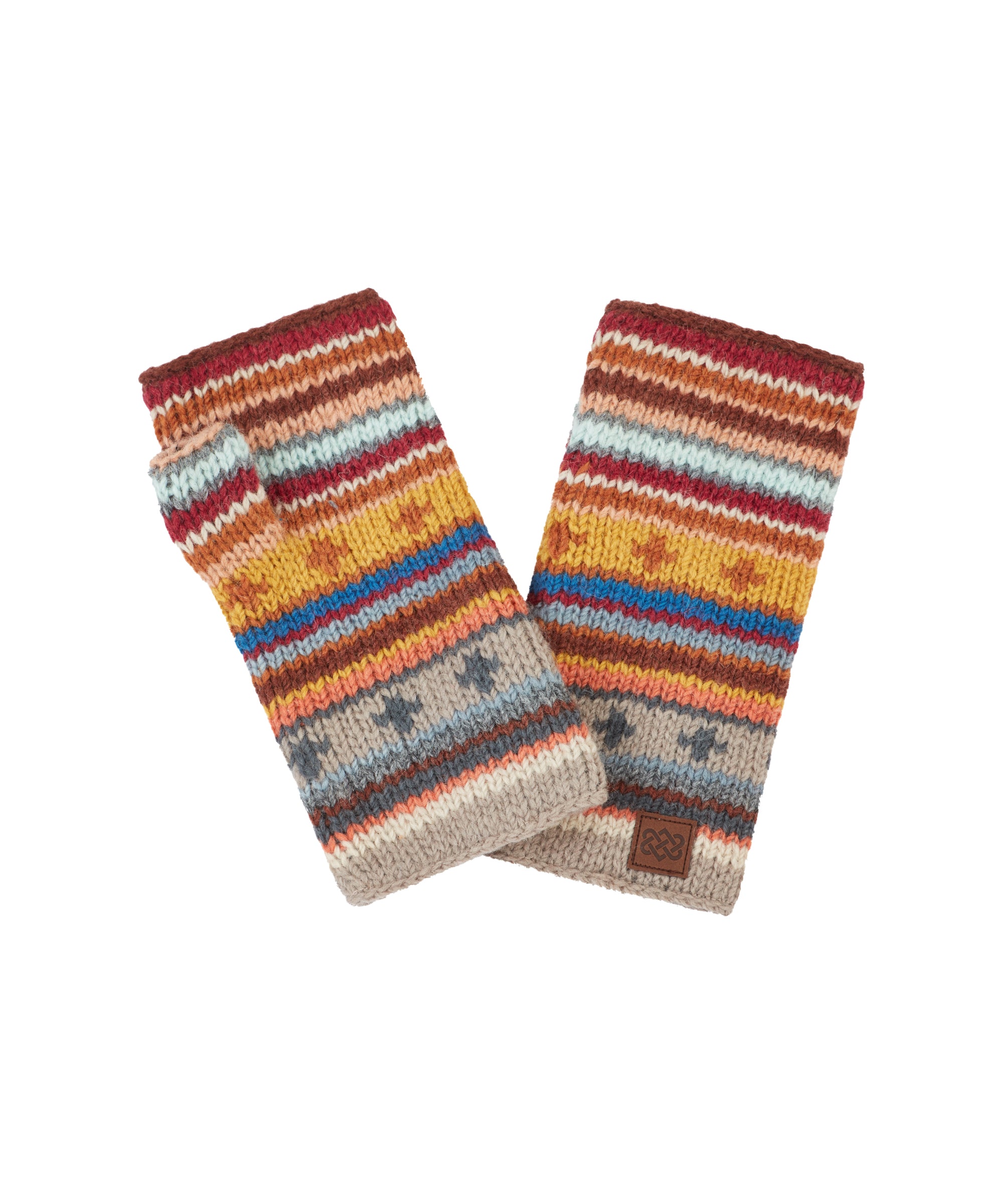 Jinpa Wrist Warmers - Mocha