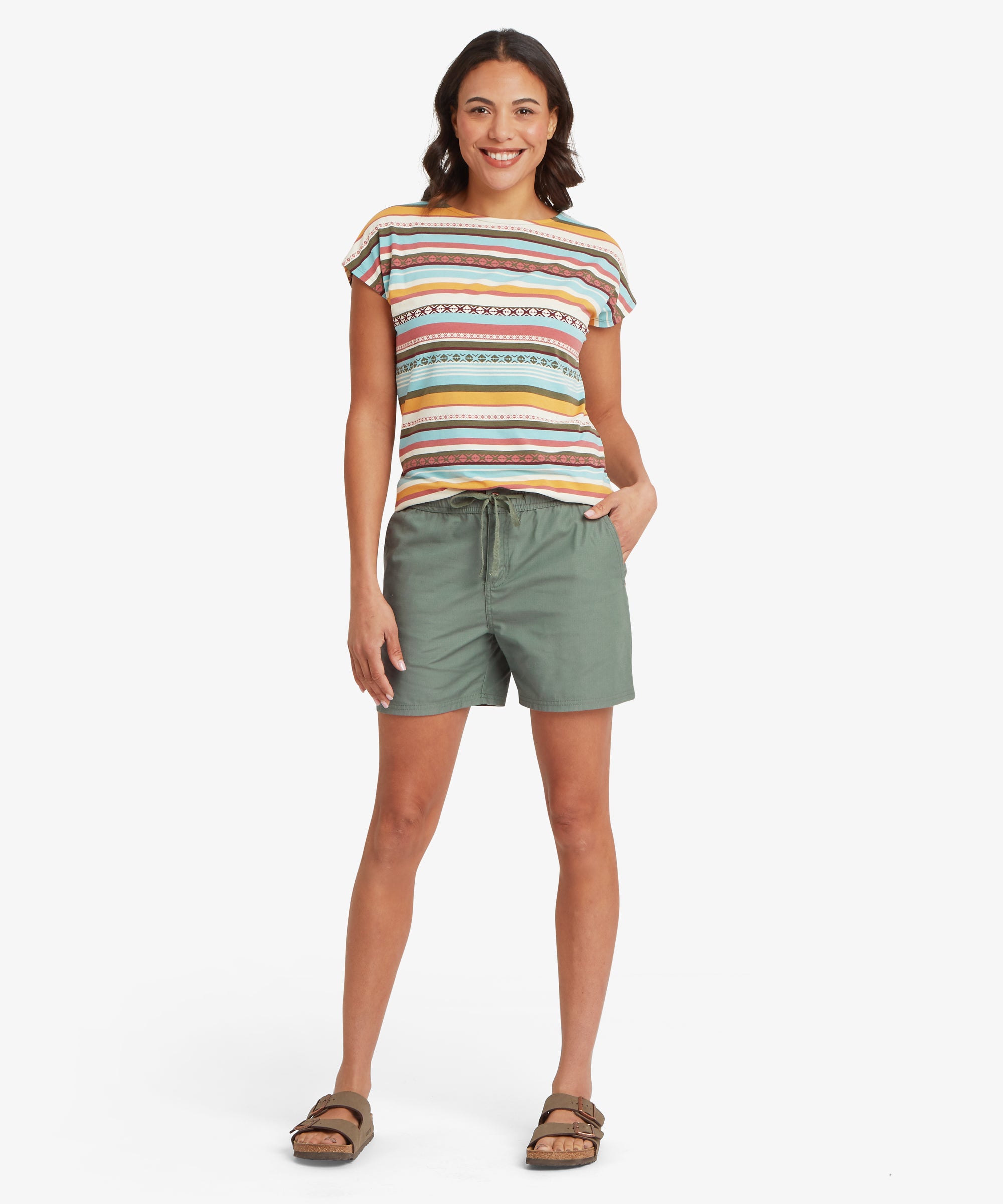 Women's Ghoral Shorts Green | Sherpa Adventure Gear