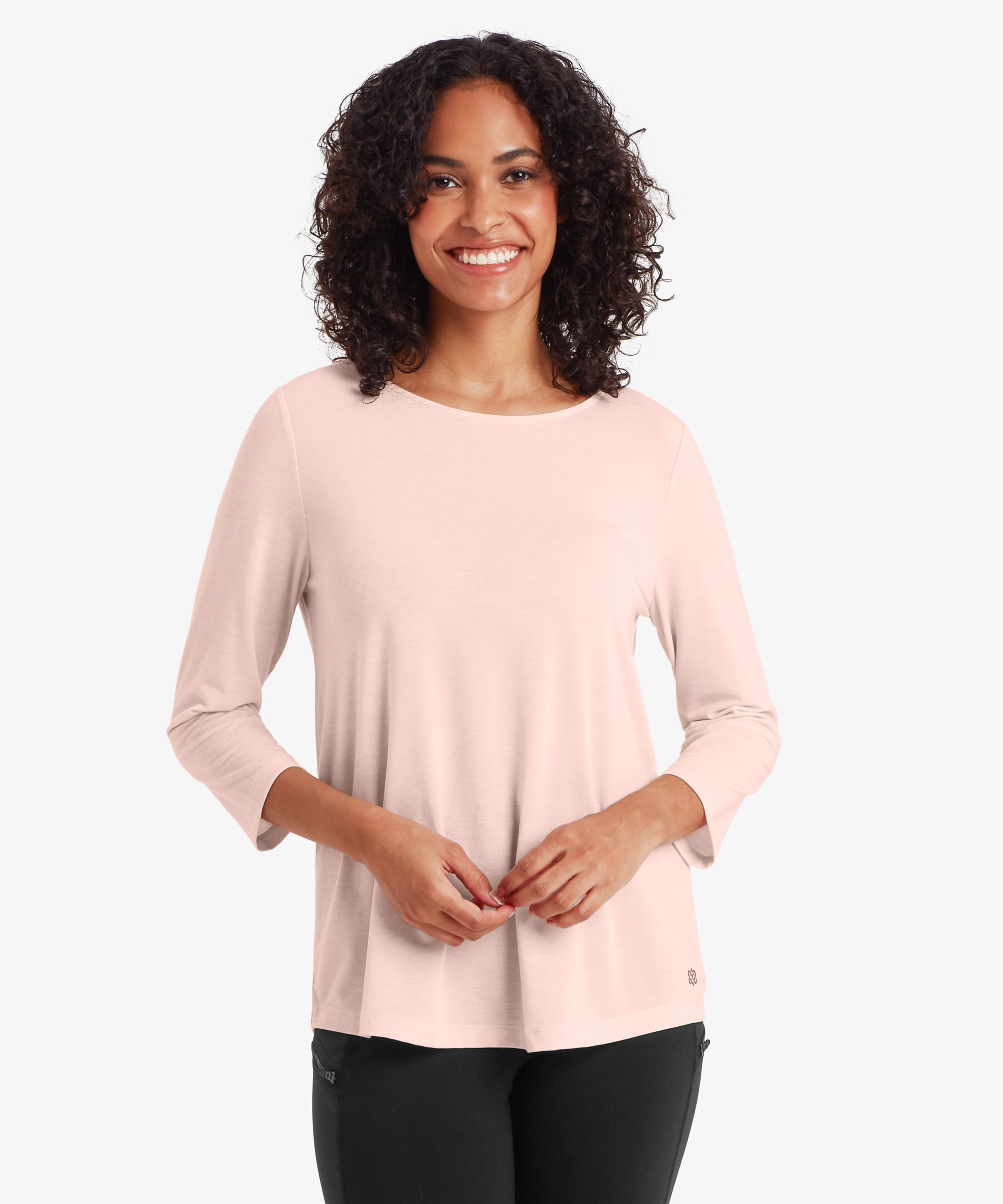Women's Asha 3/4 Sleeve Top Pink | Sherpa Adventure Gear