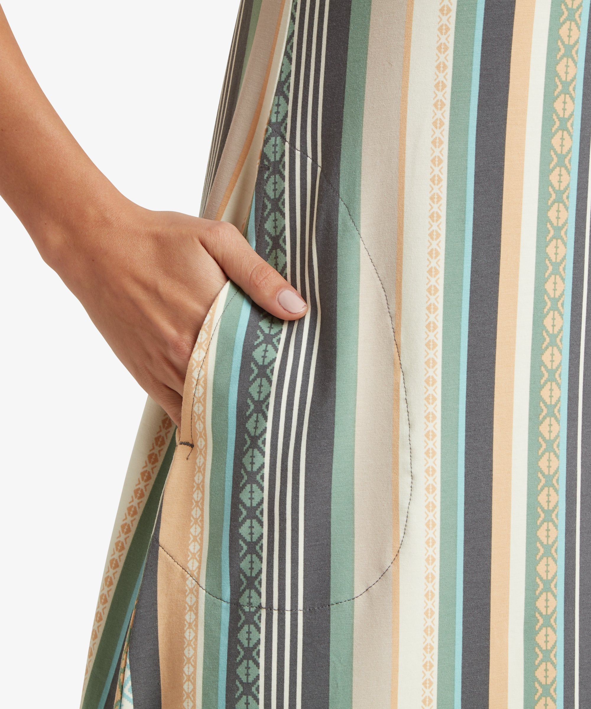 Neha Long Tank Dress - Black Indreni