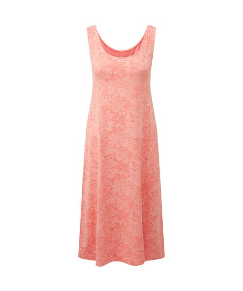 TFW49　SLEEVELESS ONEPIECE　Lサイズ ピンク sherpa-womens-neha-long-tank-