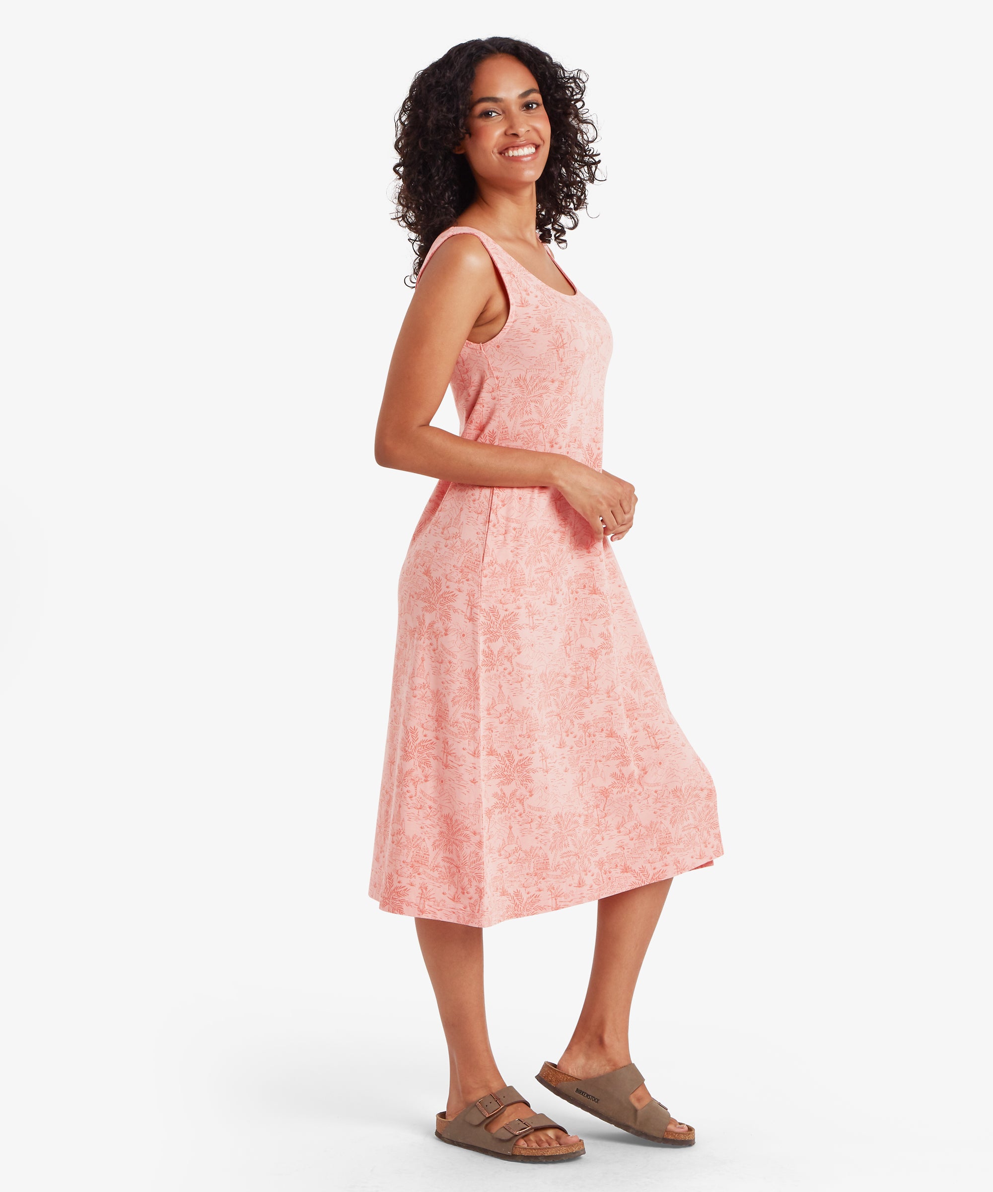Women's Neha Long Tank Dress Pink | Sherpa Adventure Gear