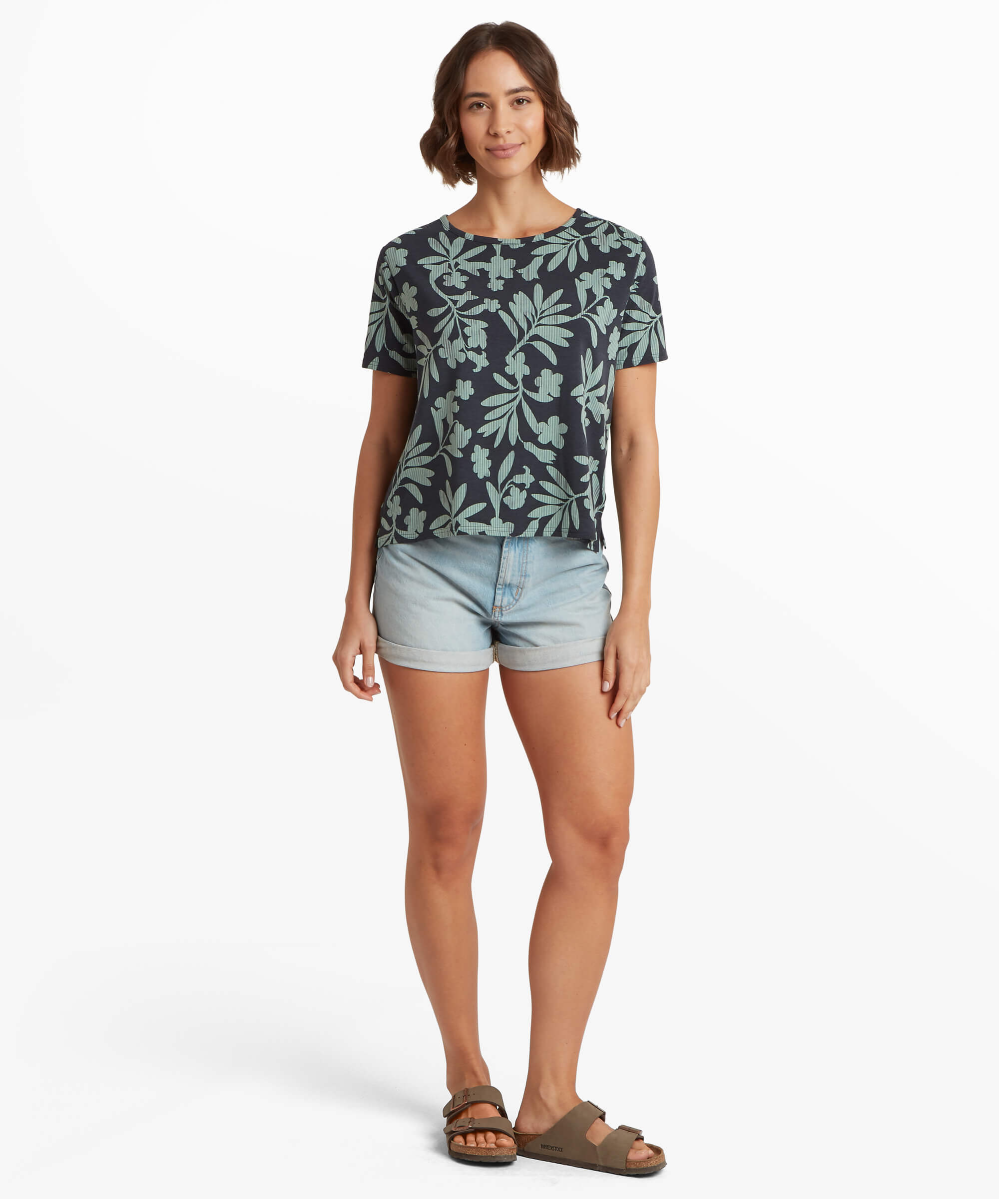 Neha Relaxed T-Shirt - Black Gurans