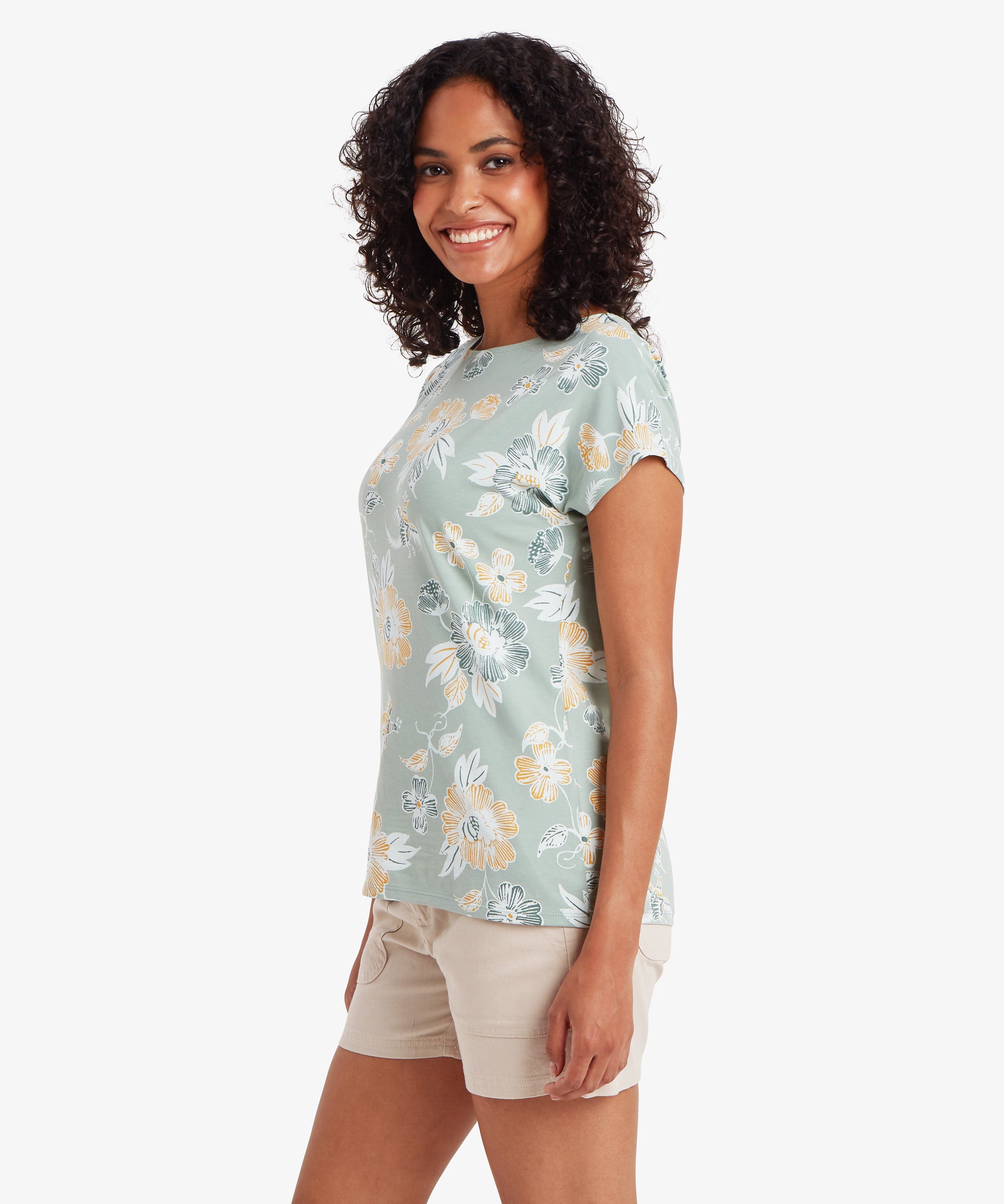 Women's Neha T-Shirt Floral | Sherpa Adventure Gear