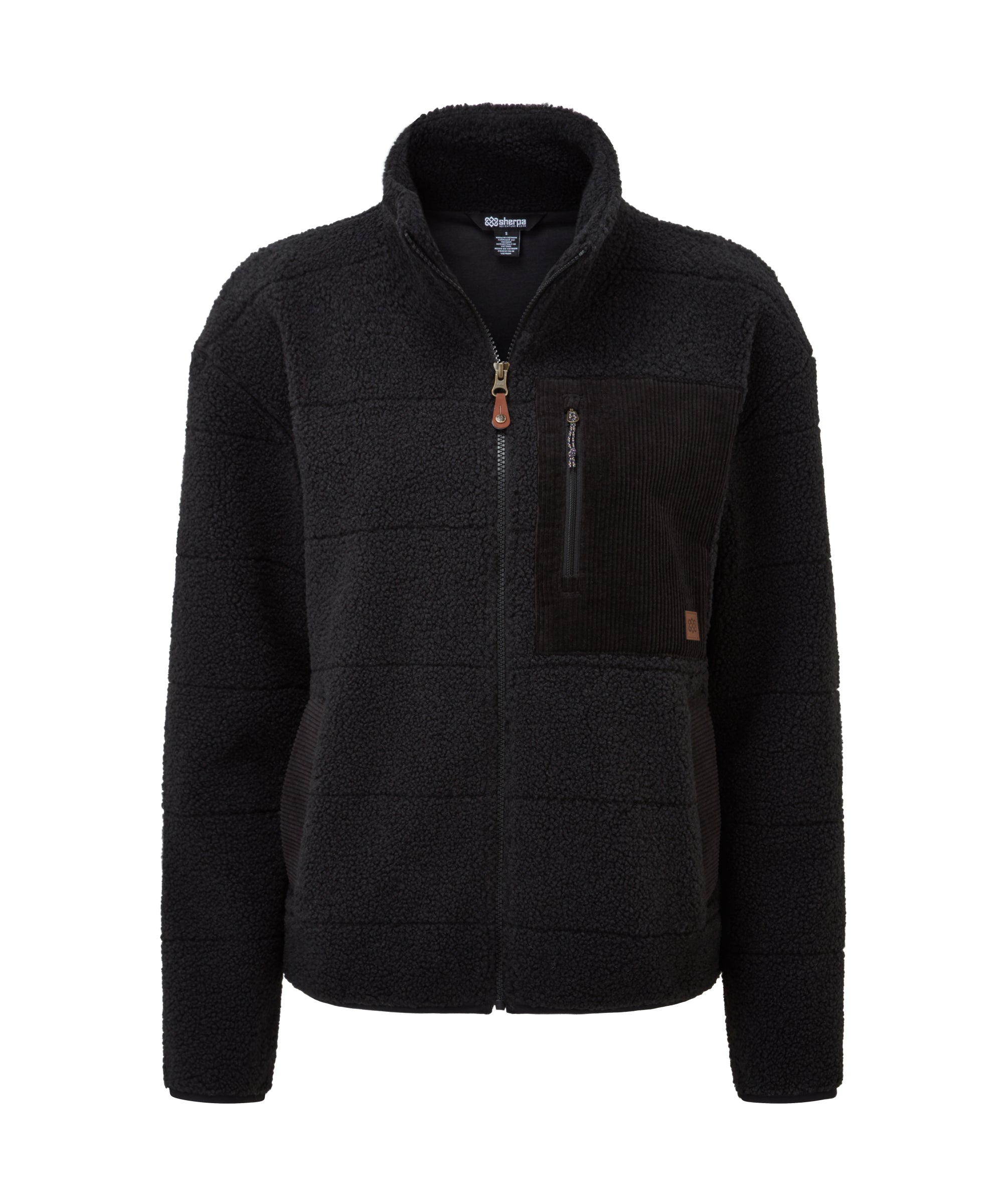 Rangeli Fleecejacke - Schwarz