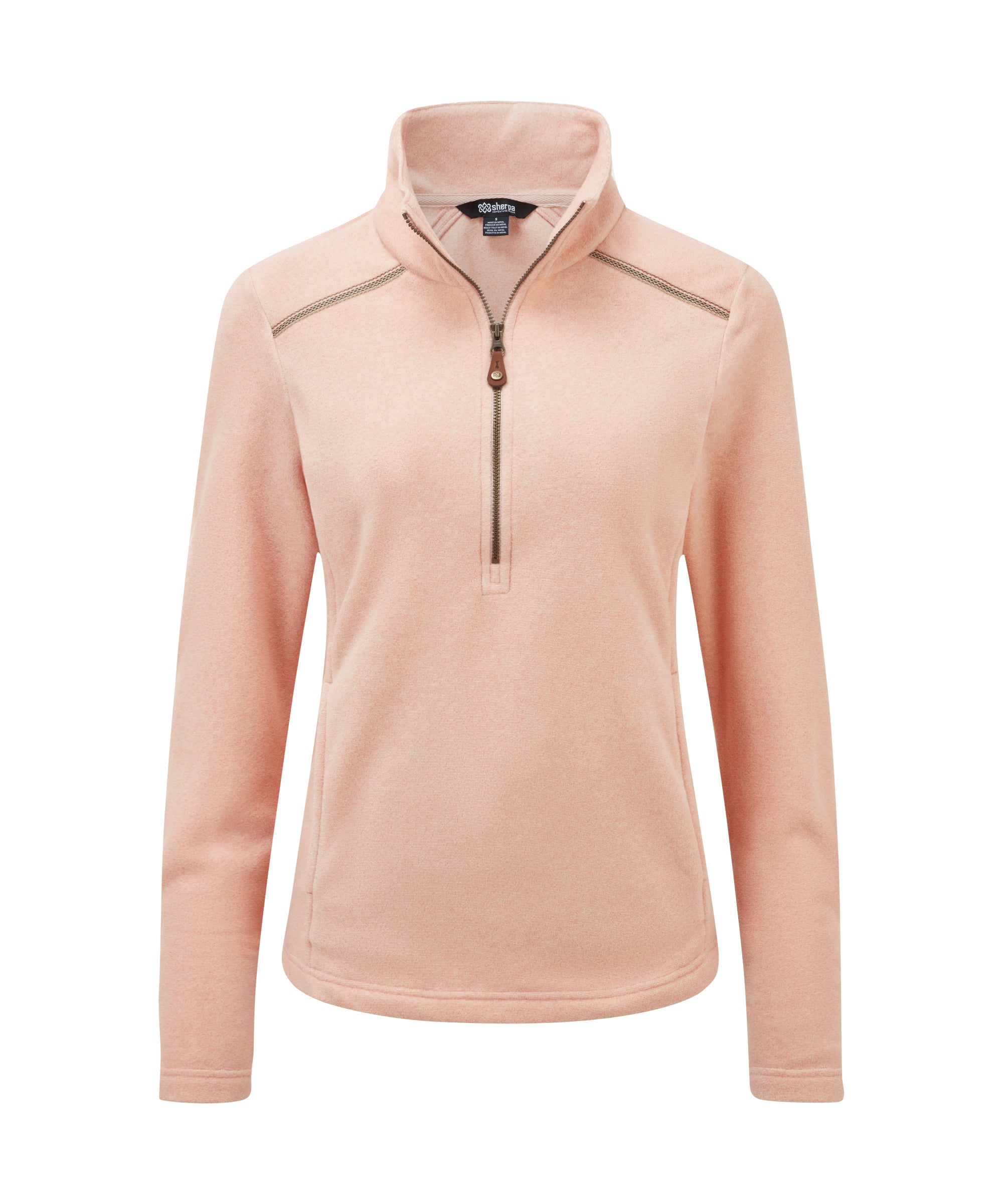 Rolpa Eco Pullover Zip - Blush