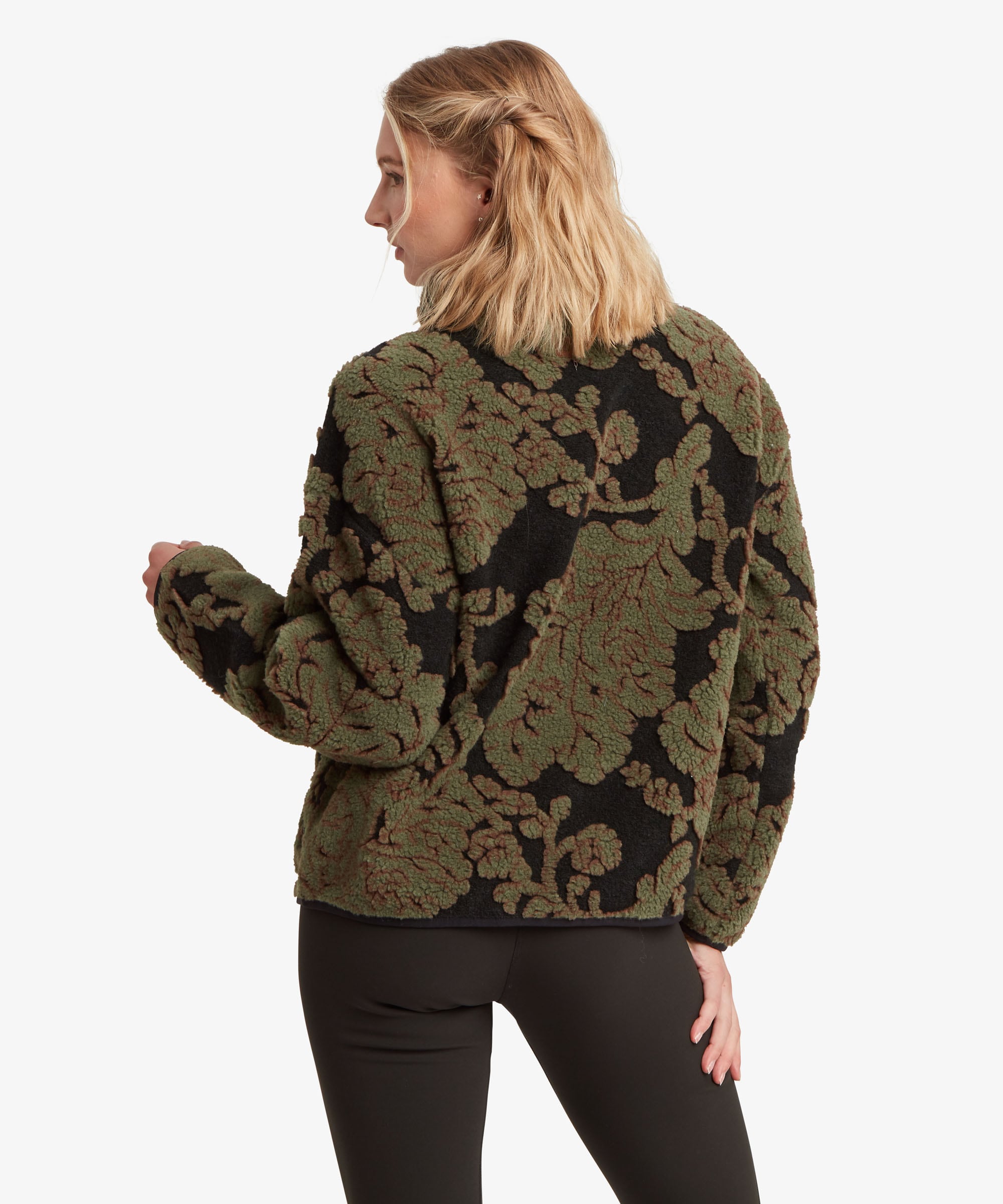Womens Tara Quarter Zip Fleece Green | Sherpa Adventure Gear