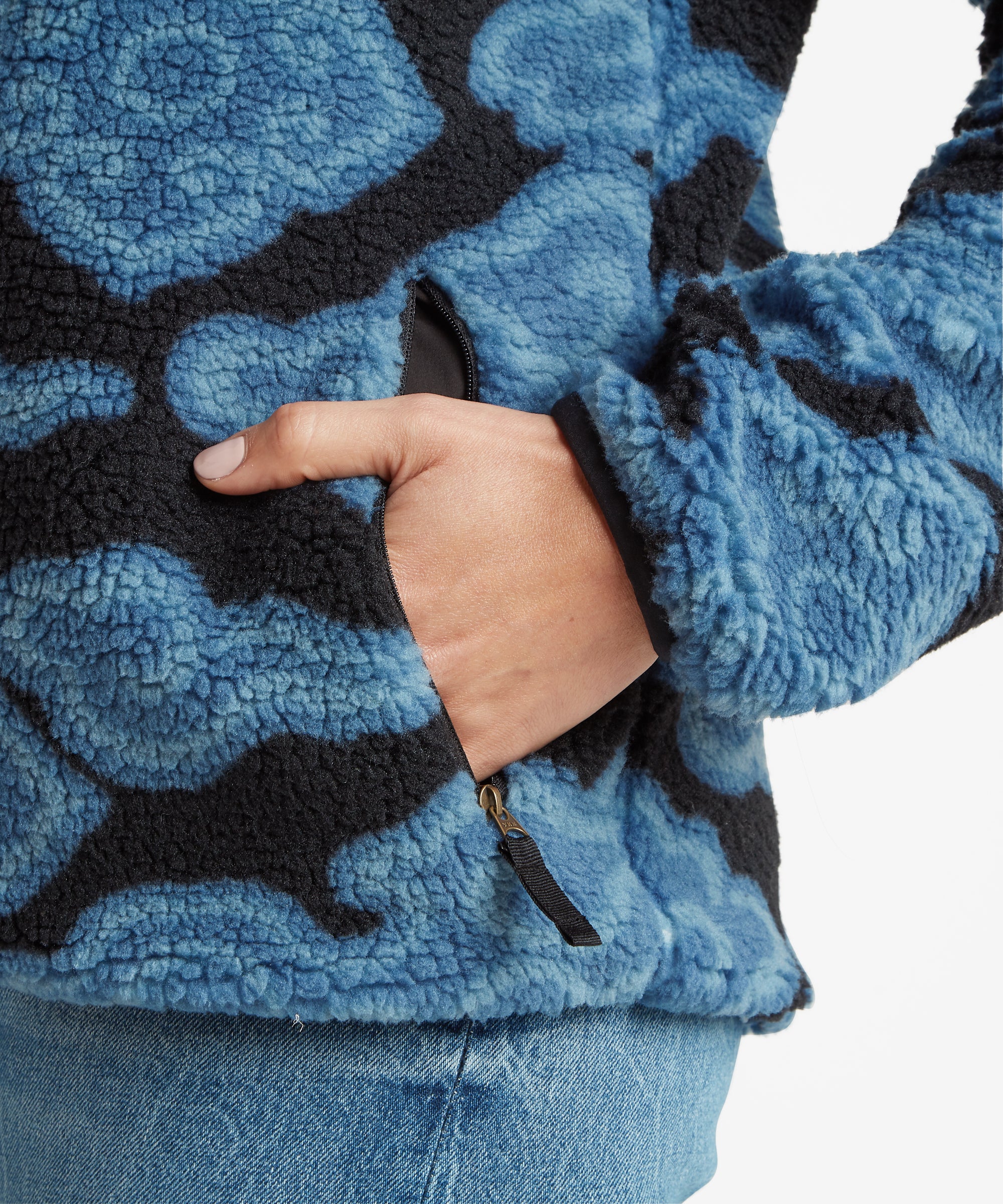 Unisex Tarcho Full Zip Fleece Black | Sherpa Adventure Gear