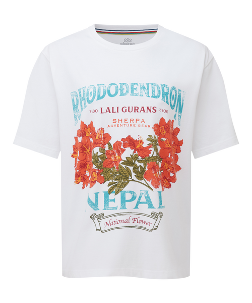 Women's Rhododendron T-Shirt White | Sherpa Adventure Gear